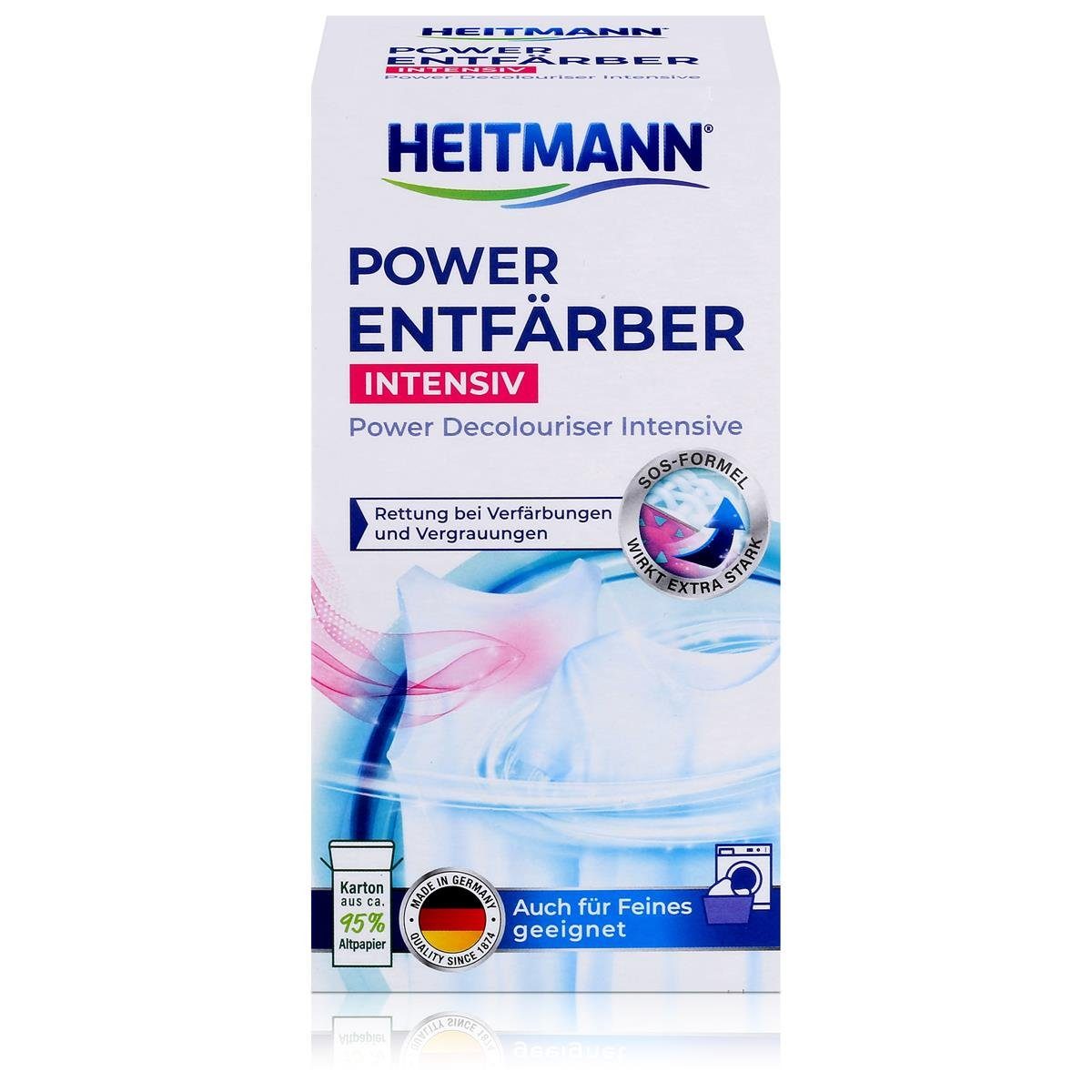 HEITMANN Heitmann Power Entfärber Intensiv (1er Pack) Spezialwaschmittel 250g