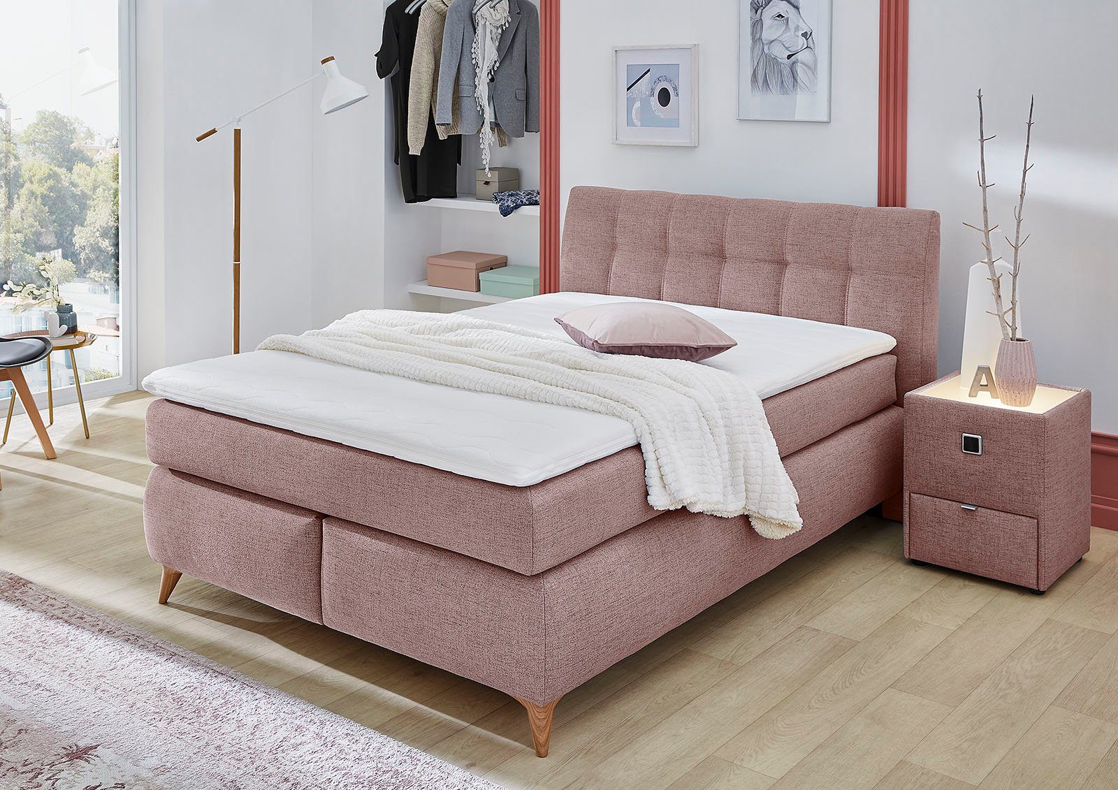 Jockenhöfer Gruppe Boxspringbett Gitta, mit Topper günstig online kaufen