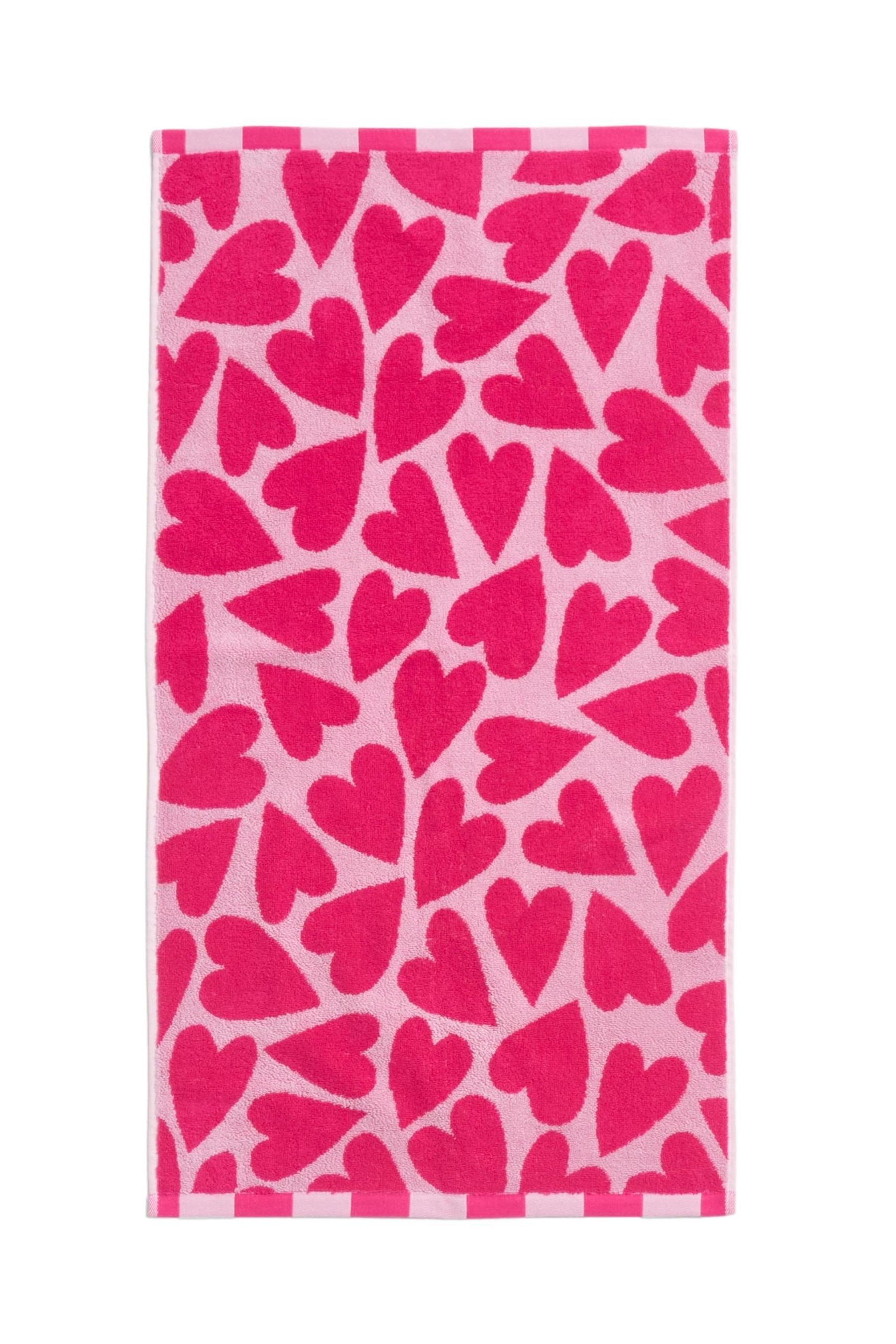 Next Handtuch Handtuch aus 100 % Baumwolle Herzprint, (1-St) günstig online kaufen