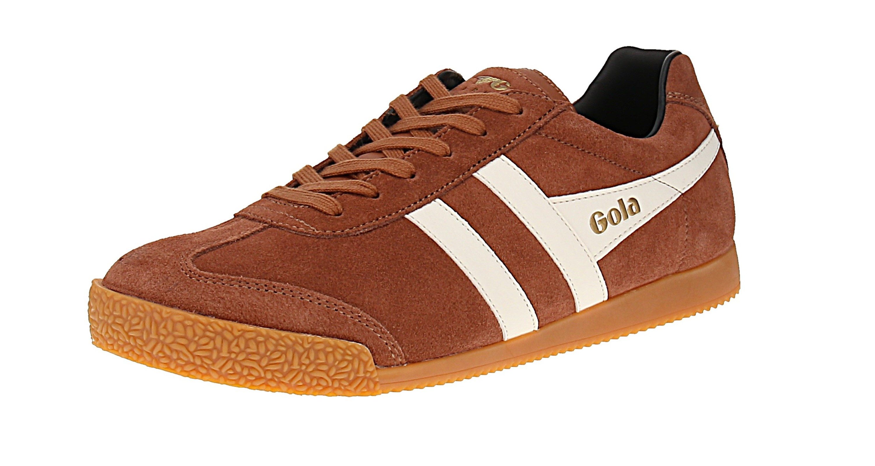 Gola Gola Harrier Suede - Herren Sneaker - Umber-Off.White-Black Sneaker