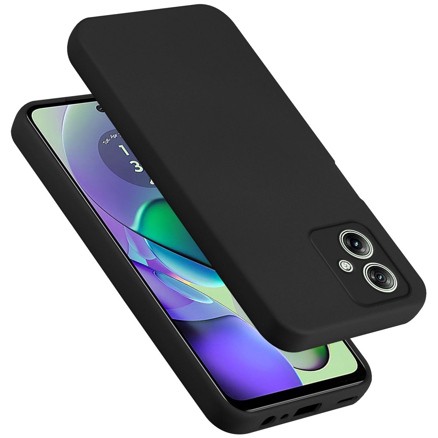 Cadorabo Handyhülle für Motorola Moto G54 Hülle Motorola Moto G54, Flexible Hülle TPU Silikon Schutzhülle Back Cover Case