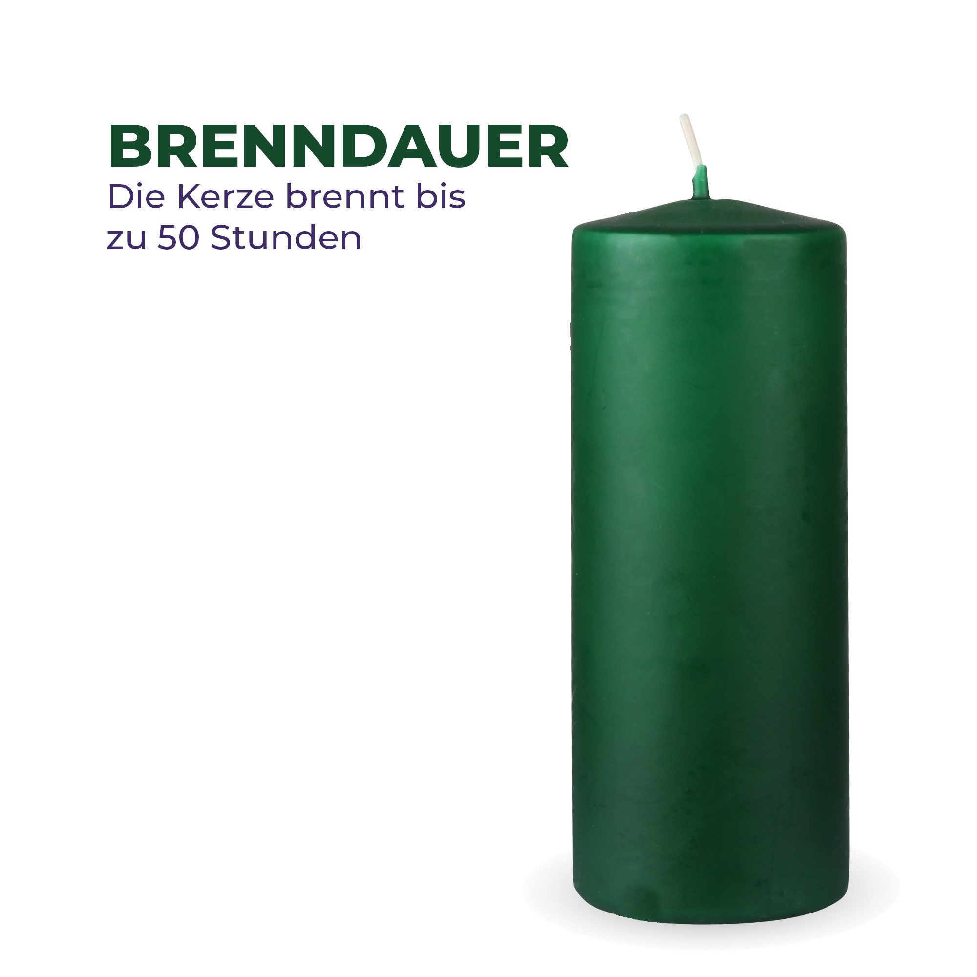 HS Candle Stumpenkerze Säulenkerze Ø7cm (1-tlg), günstig online kaufen