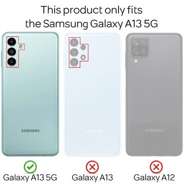 Nalia Smartphone-Hülle Samsung Galaxy A13 5G, Klare 360 Grad Hülle / Rundumschutz / Transparent / Displayschutz Case