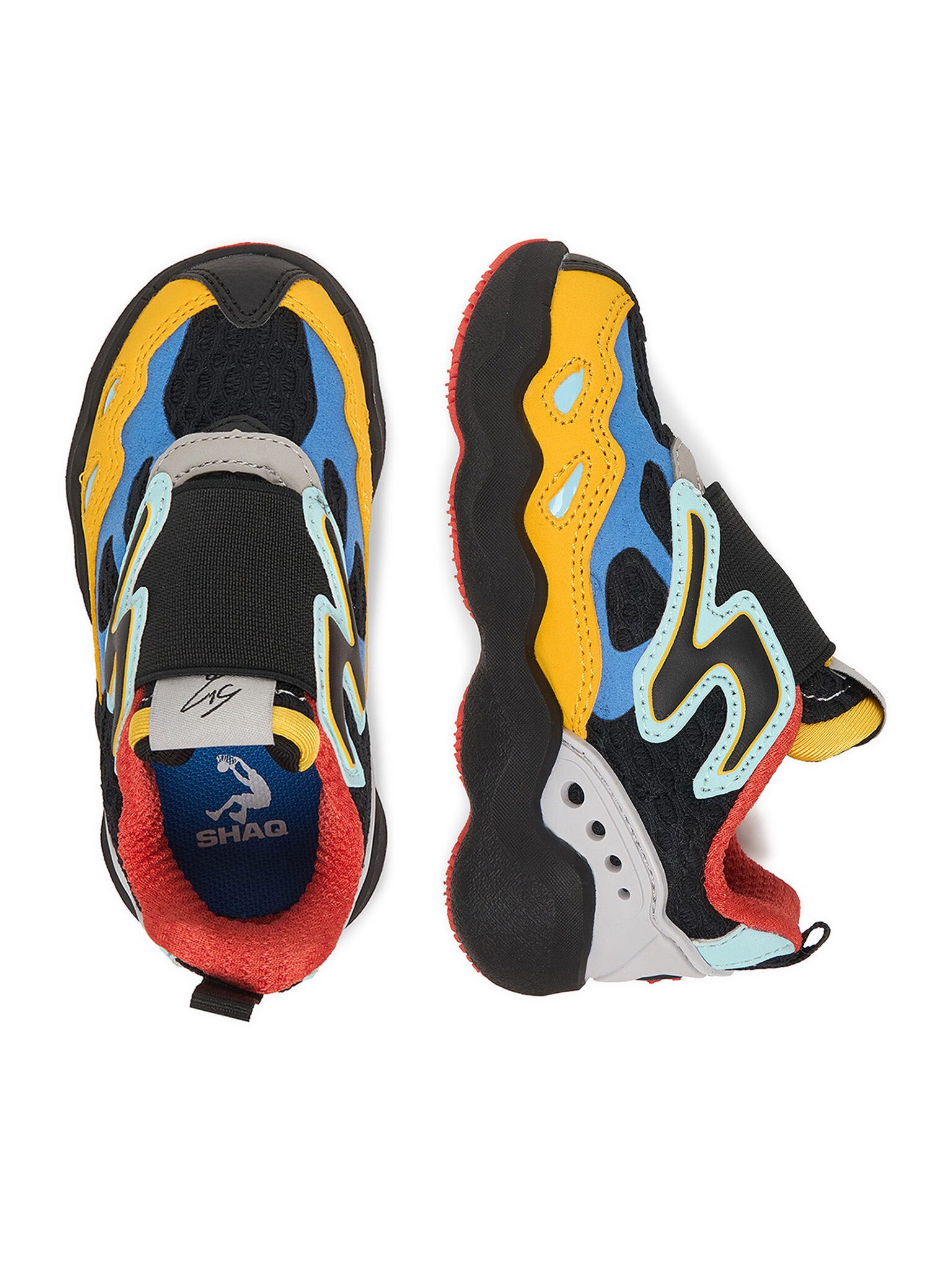 Shaq Shaq Boy Sneakers Bunte SHAQ-EO-REIGN AQ95055T-BZ MIX Weiß Sneaker – Bild 4 von 5