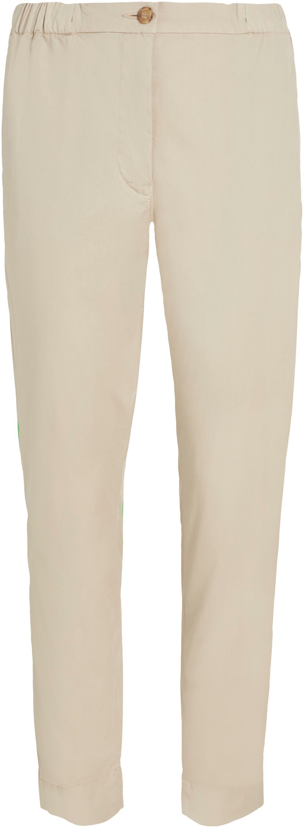 Light PULL Webhose mit Hilfiger 1985 elastischem ON CO Tommy TAPERED Hosenbund Sandalwood PANT