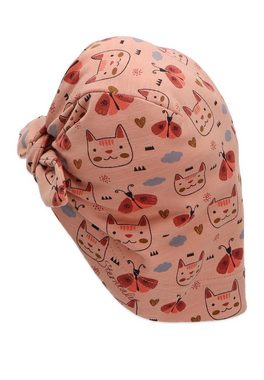 Sterntaler® Schirmmütze Knotenmütze (1-St., Beanie Baby UV-Schutz 50+ idealer Sonnenschutz für den Sommer) Baby Mütze mit Knoten aus Jersey mit süßen Motiven