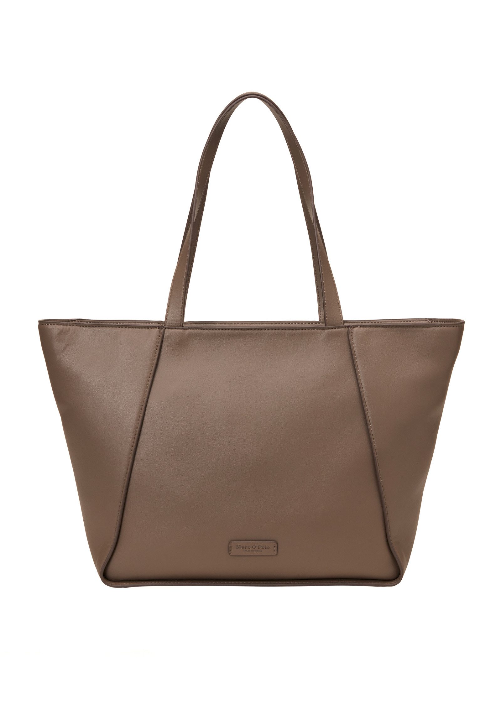 Shopper aus einer Lederalternative aus recyceltem Polyester