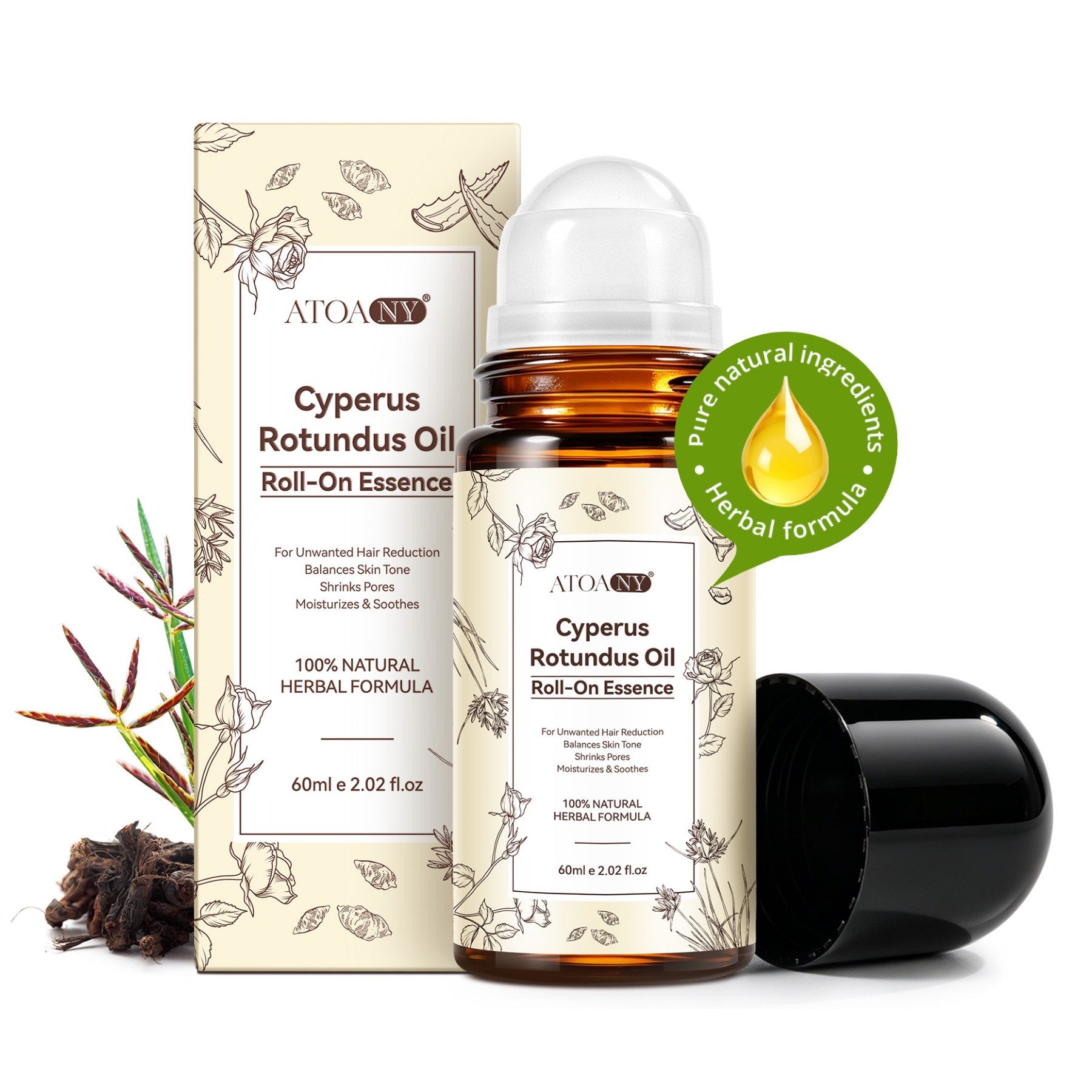 P-Beauty Cosmetic Accessories Haaröl Cyperus Rotundus Öl Haarentfernung Nagarmotha Oil Hair Removal, 1-tlg., Haarwachstum Reduzierung, Enthaarung, Hautpflege