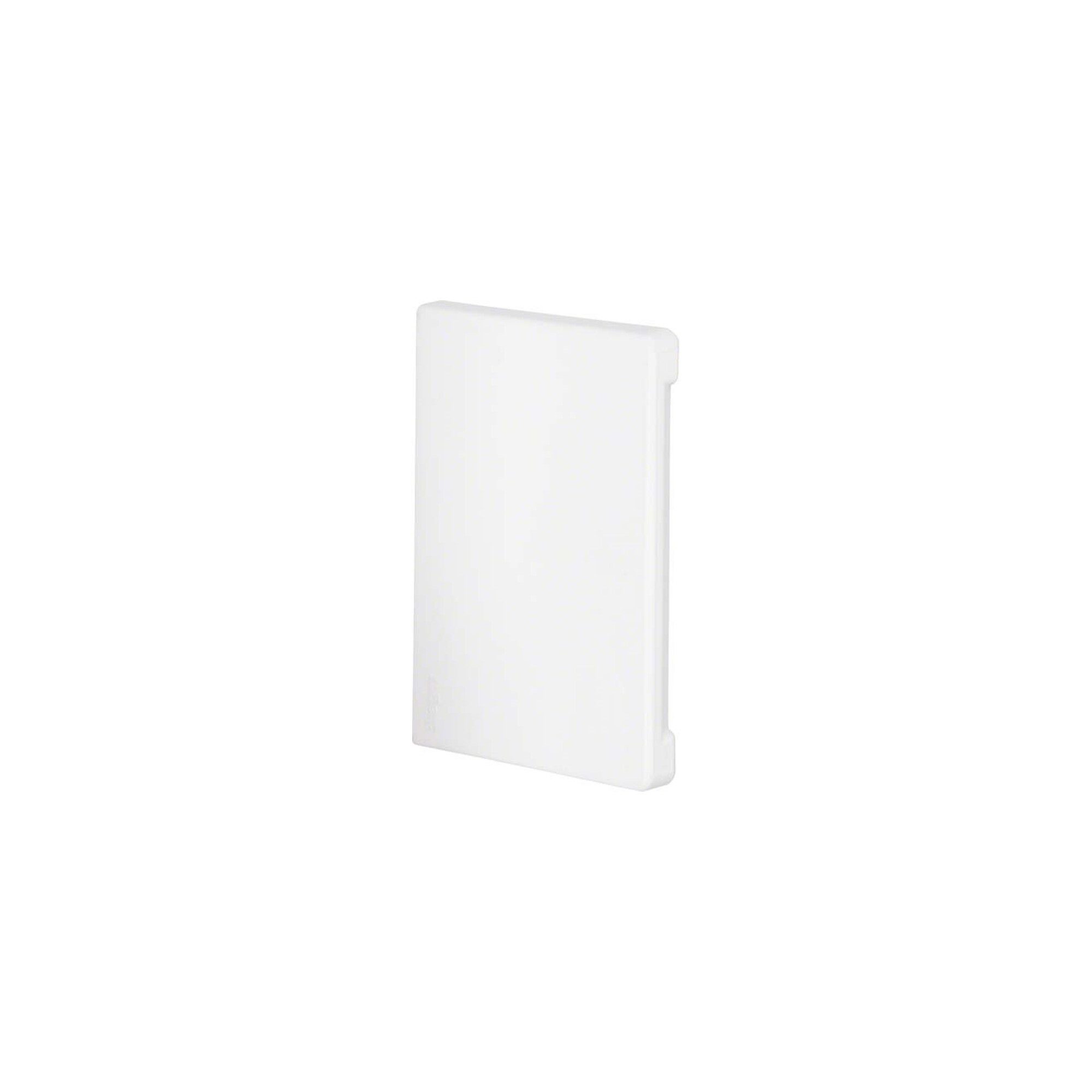 Hager Abdeckplatte Tehalit Endstück zu BR/A 68x100mm vw BR6510069016