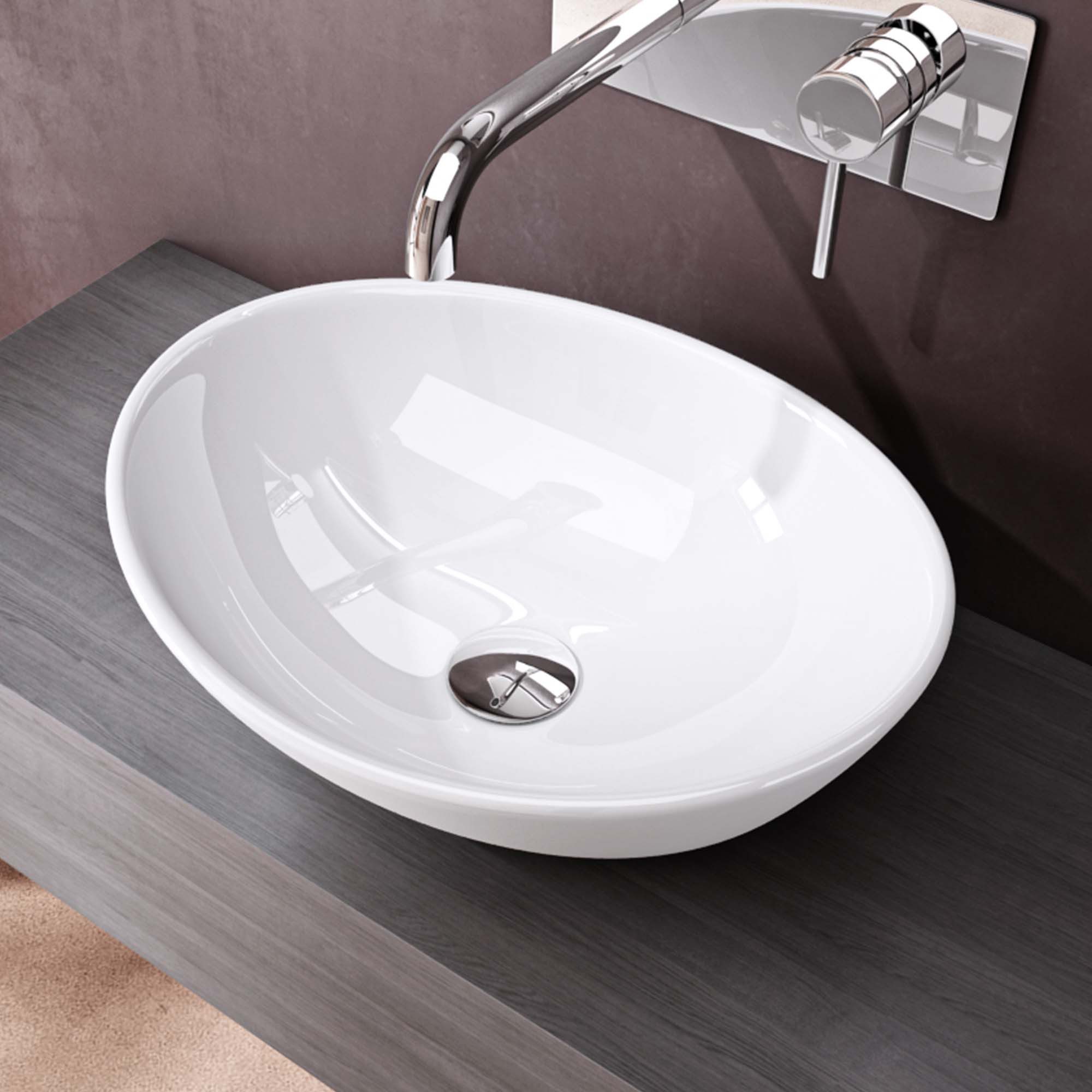 doporro Waschbecken Design Keramik Waschplatz Waschtisch günstig online kaufen