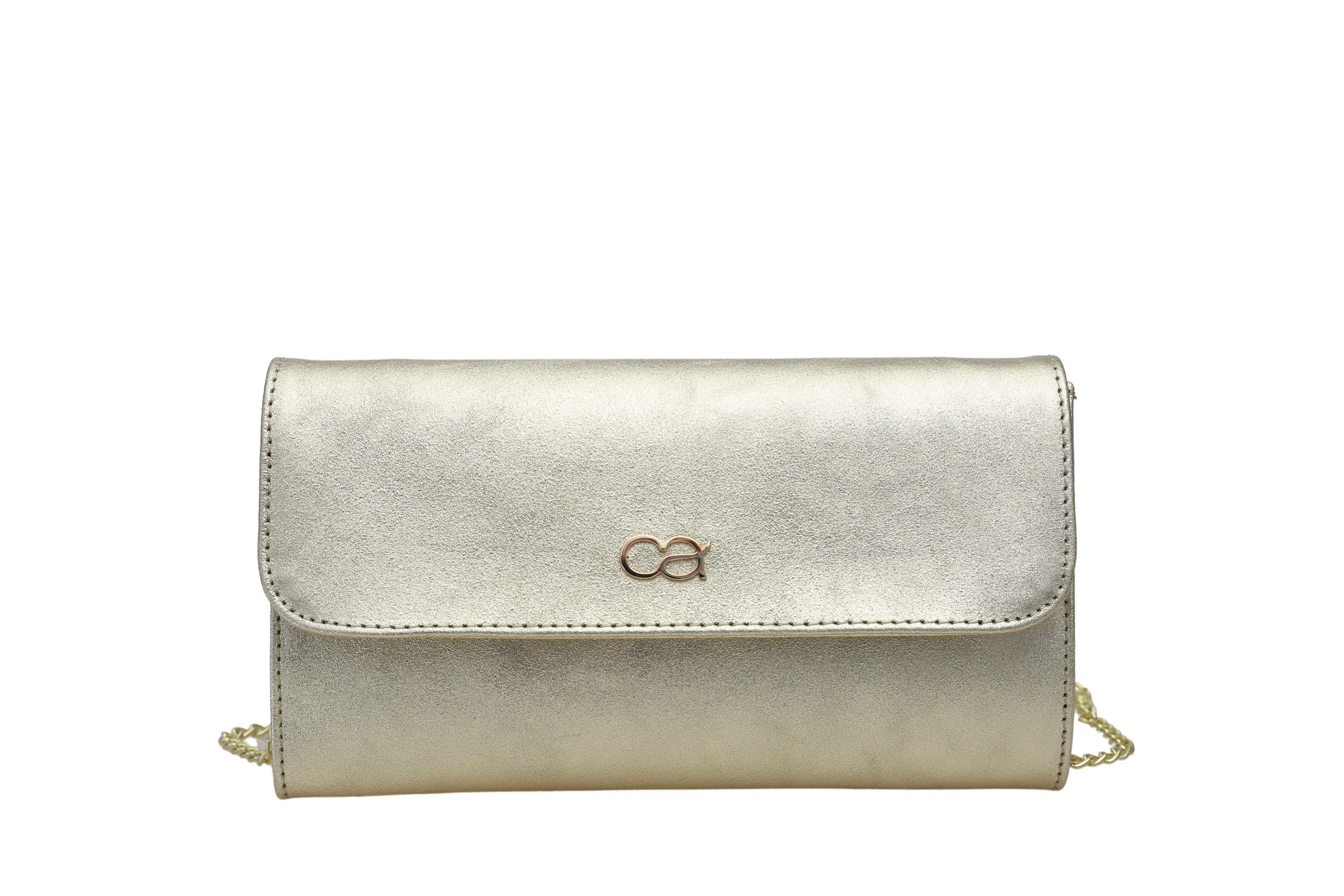 COLLEZIONE ALESSANDRO Clutch Eleganz, aus Leder, mit separaten Fächern