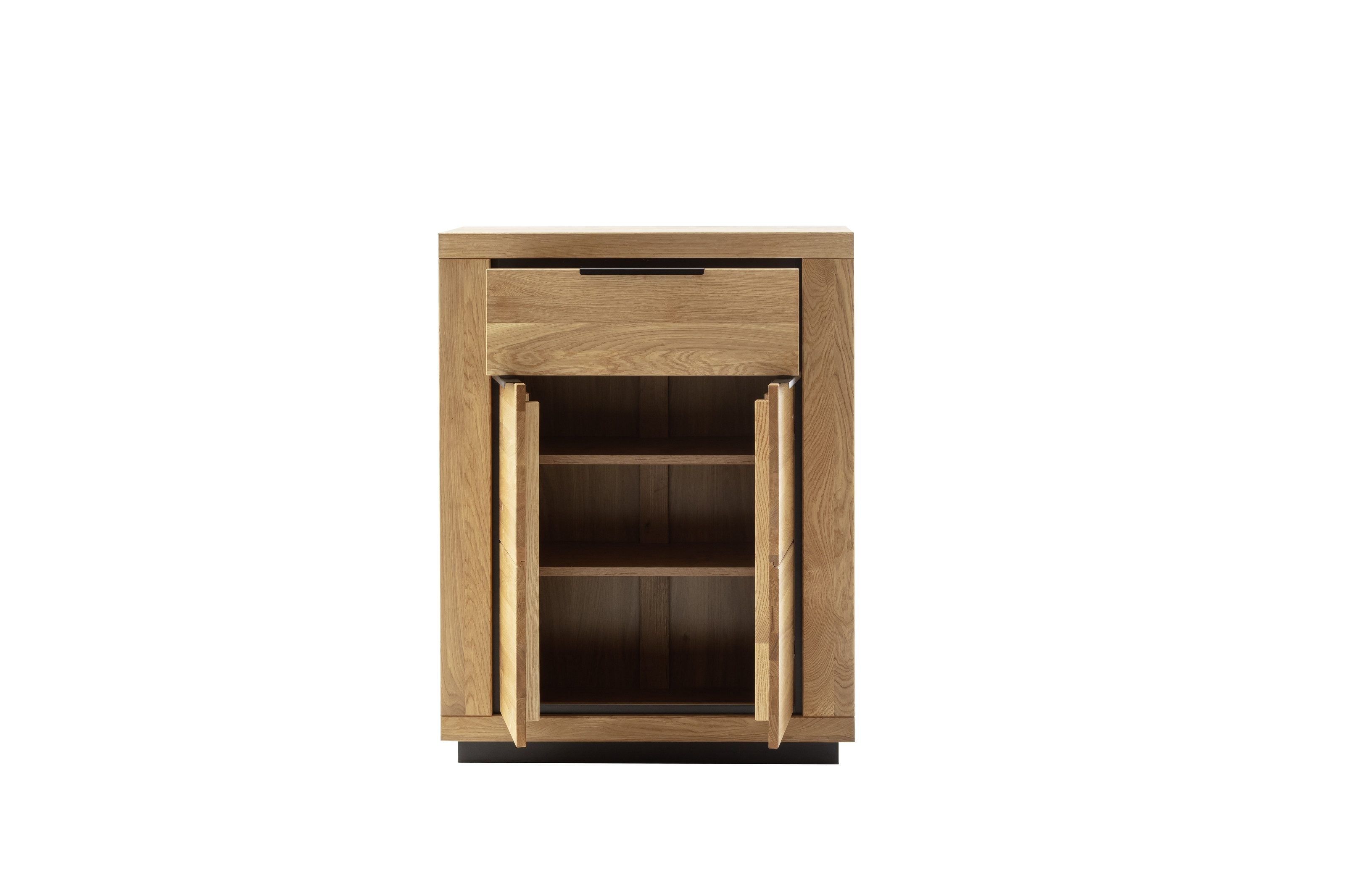 freiraum Garderoben-Set Greno, (2-teilig) Massivholzfront - Teilmassiv - 80x200,5x40 (BxHxT)