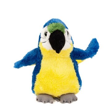 Teddys Rothenburg Kuscheltier Papagei blau 15 cm Kuscheltier Plüschpapagei