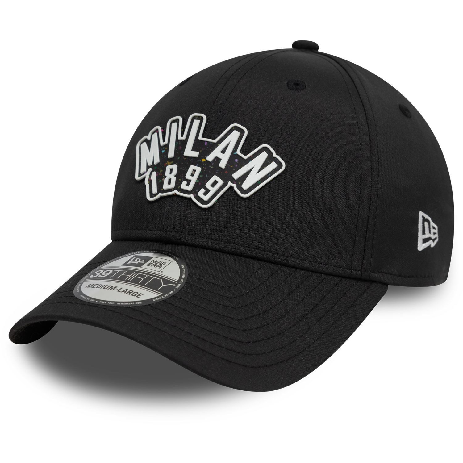 New Era Flex Cap 39Thirty Stretch RUBBER AC Mailand