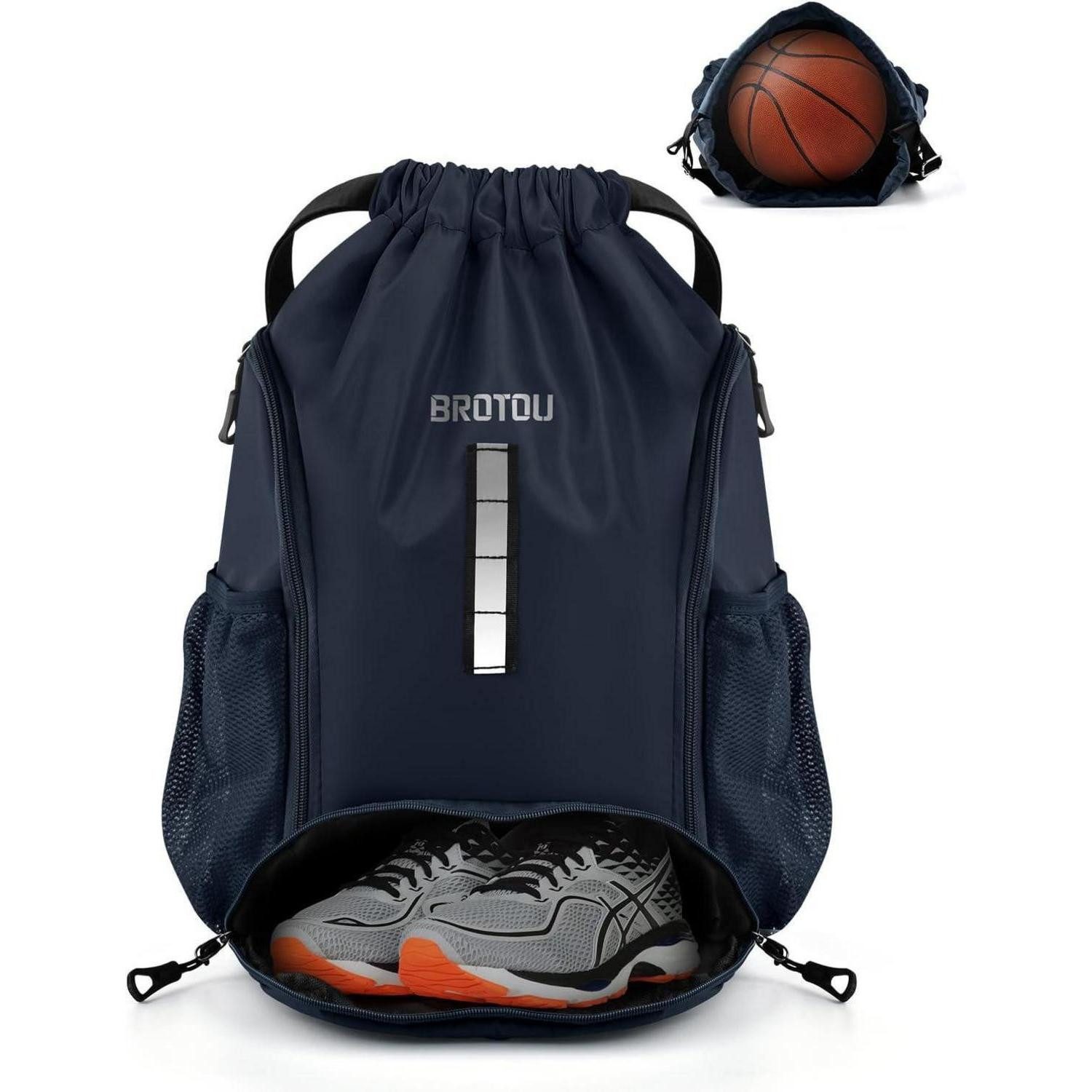 Sporttasche Turnbeutel Sportbeutel Fußball Rucksack Kordelzug Schuhfach Gymtasche