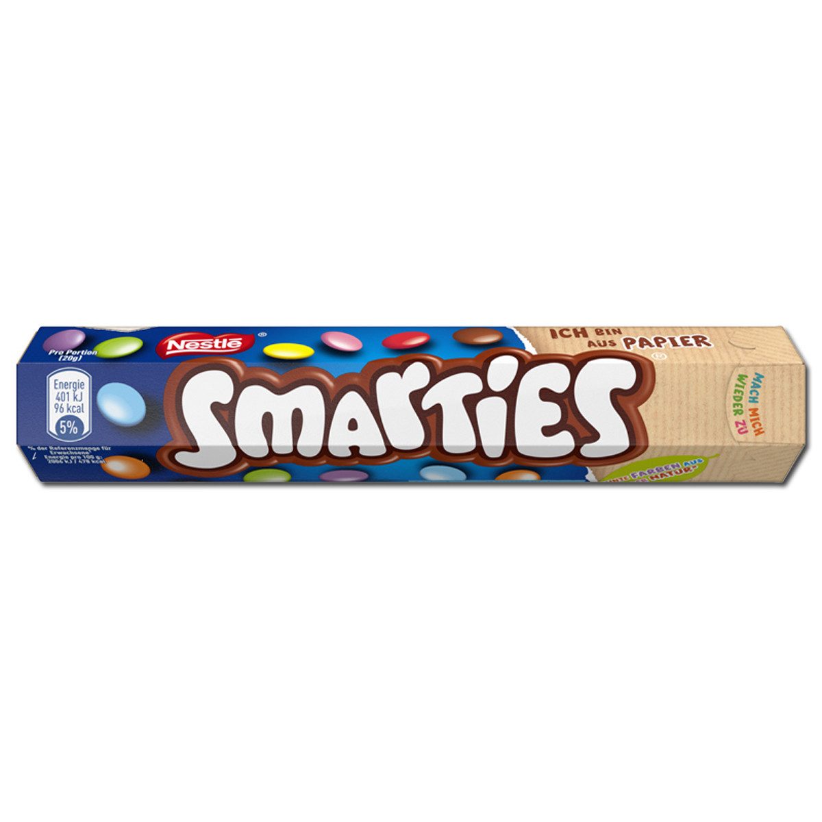Smarties Schokolade, Smarties Schokoladenlinsen mit bunt schokoladigem Zuckerüberzug 38g