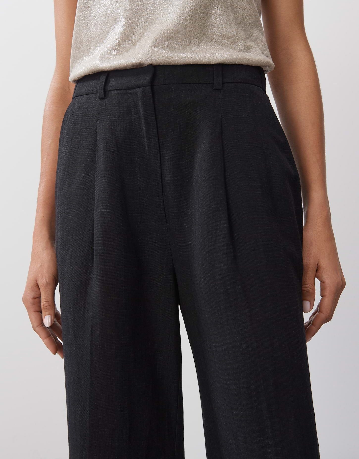 someday Bundfaltenhose Celino detail