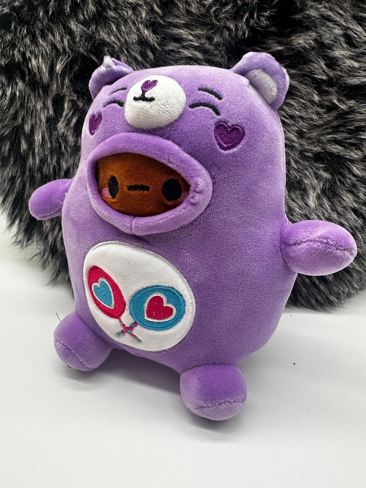 Kawaii Kuscheltier Kawaii Glücksbärchi Kuscheltier Figur Plüsch 17 Plüsch Teile gern lila (1-St), Glücksbärchi Plüschtier Kuscheltier Figur Plüschtier