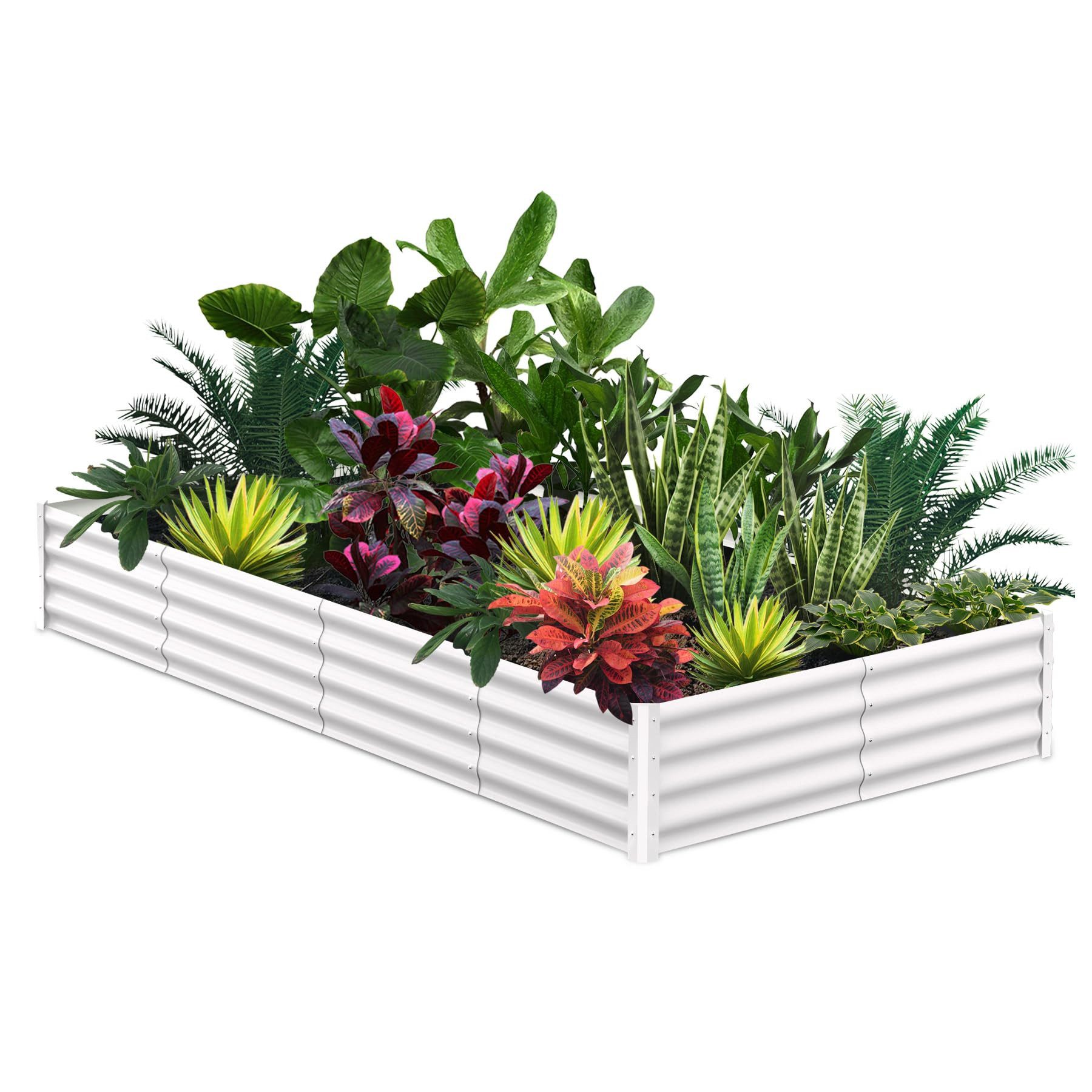 GarveeMore Hochbeet Pflanzenkasten Gartenbeet aus verzinktem Stahl (1 St)