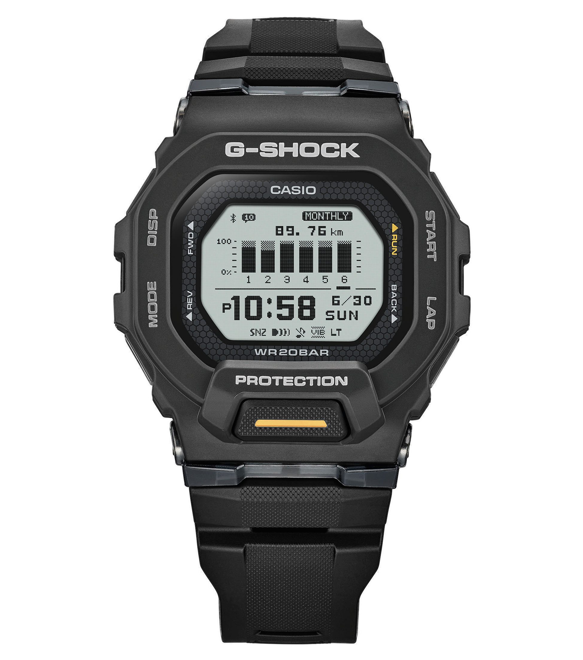 CASIO G-SHOCK GBD-200 Smartwatch, Quarzuhr, Armbanduhr, Herrenuhr, Training Planner, Training Log