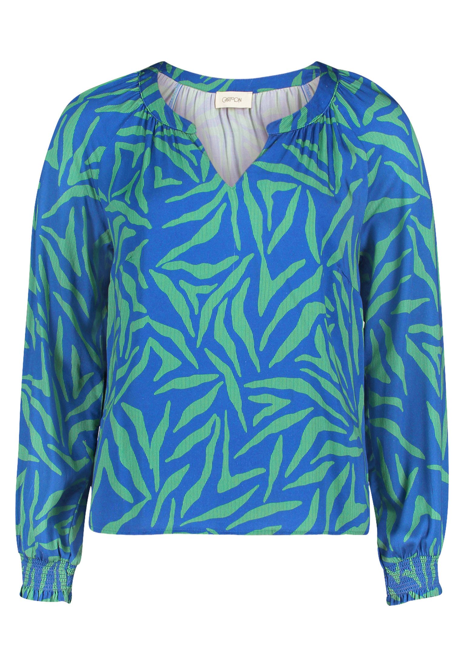 Cartoon Schlupfbluse Damen mit Muster günstig online kaufen