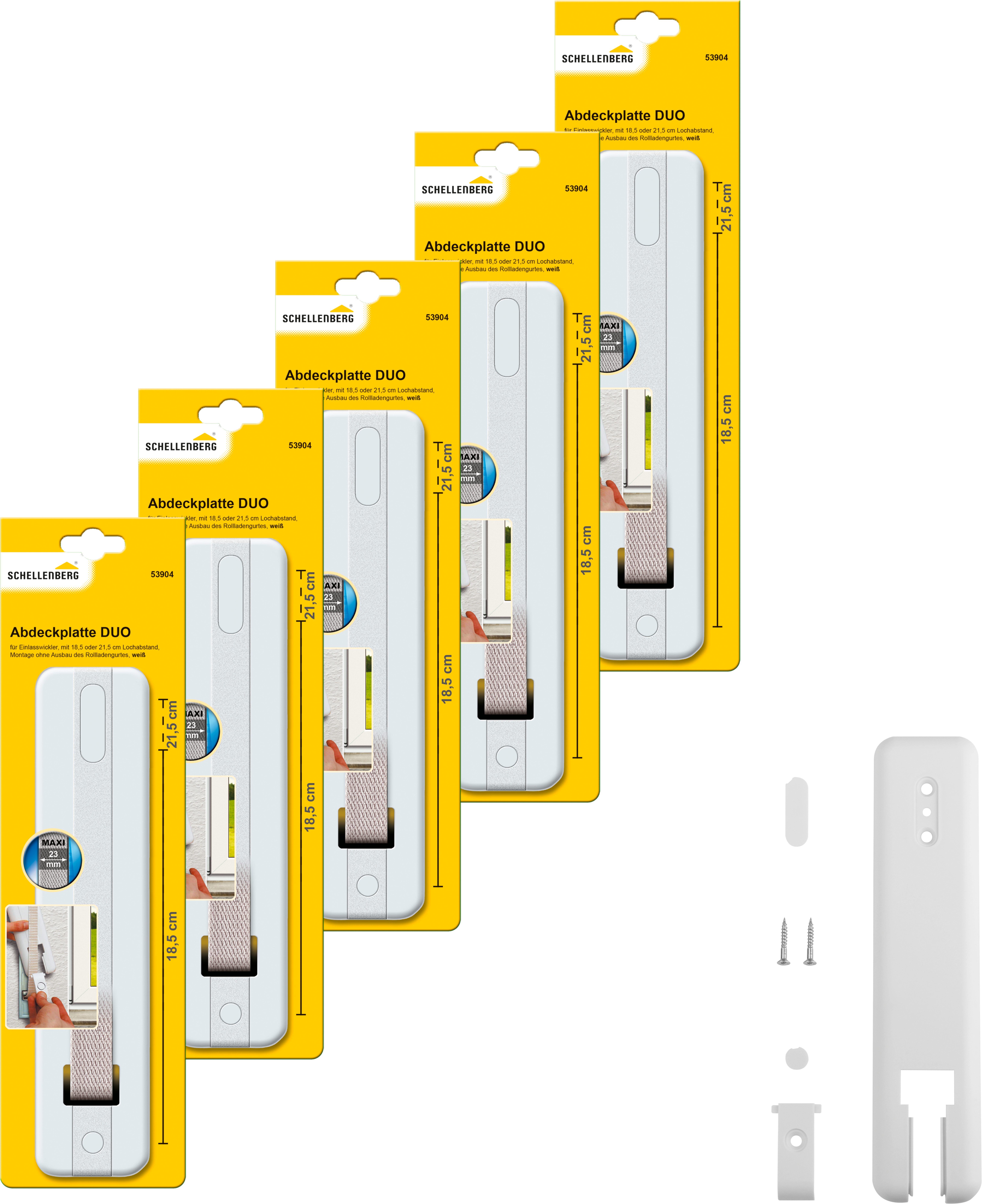 SCHELLENBERG Gurtwickler-Abdeckplatte Duo Maxi, Zubehör für günstig online kaufen
