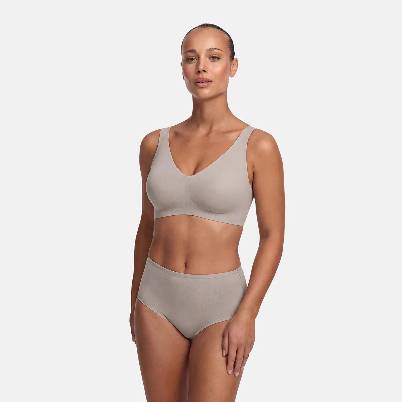 Bügelloser BH Comfort Minimizer BH-Dark Taupe-S