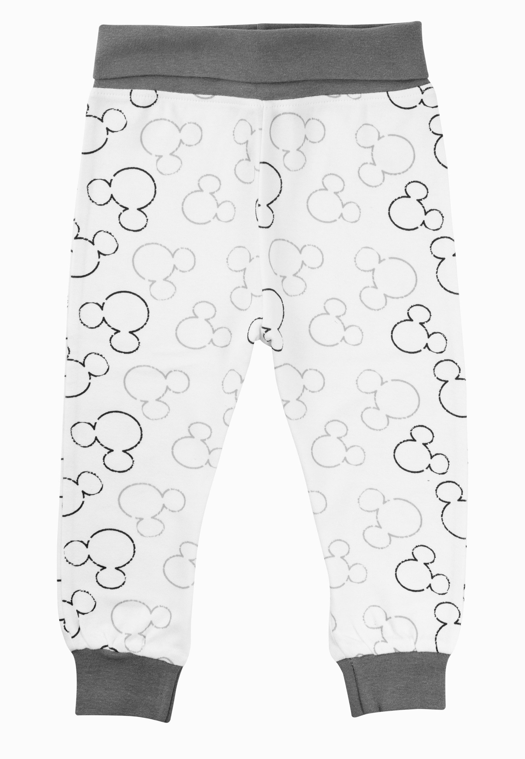 United Labels® Stoffhose Disney Mickey Mouse Baby Hose Babyhose Babykleidung (2er Pack)
