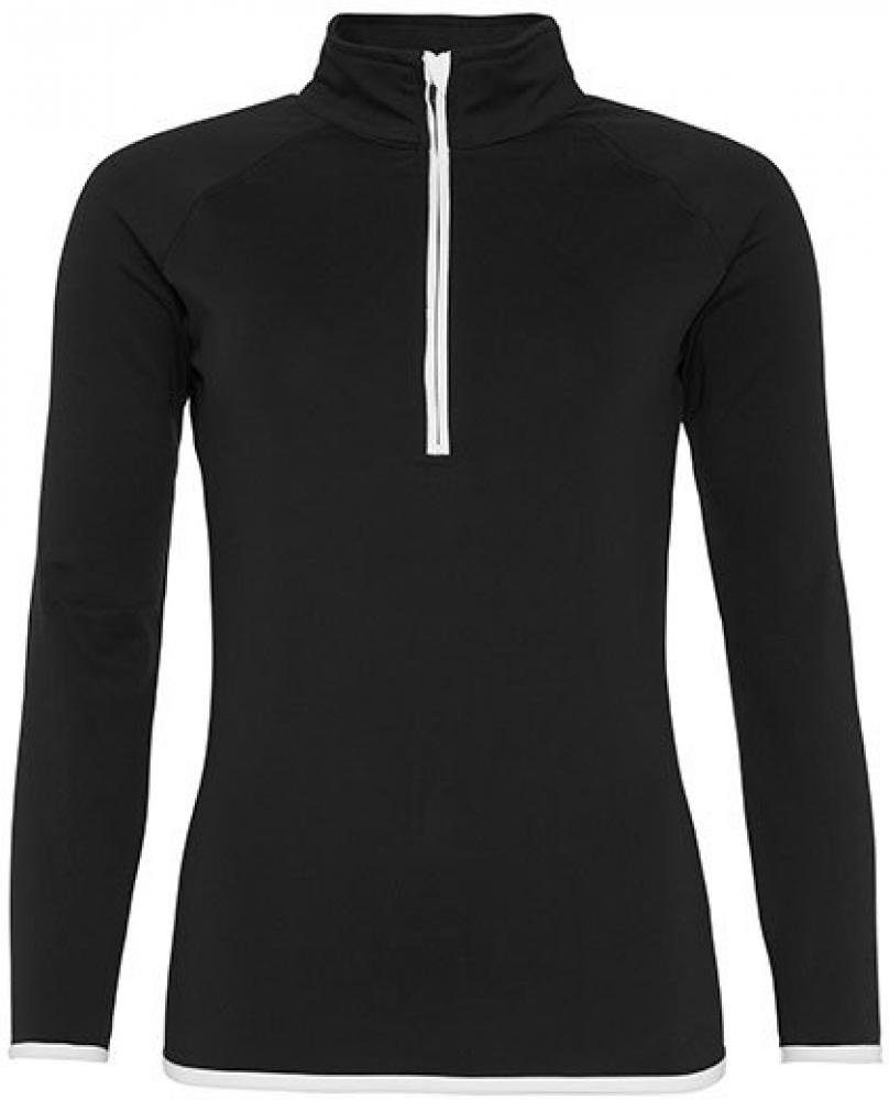 Trainingsshirt Damen Cool 1/2 Zip Sweat / UV-Schutzfaktor 30