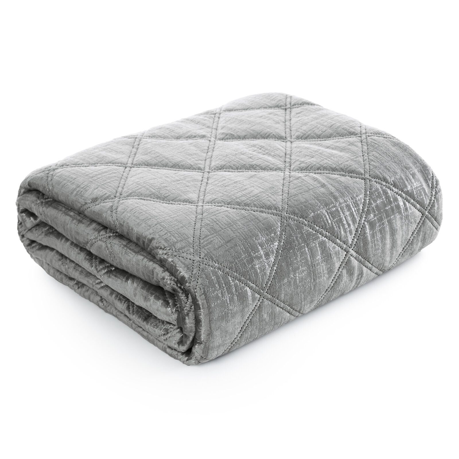 Eurofirany Tagesdecke Eleganter Bettüberwurf BLINK6 silber günstig online kaufen