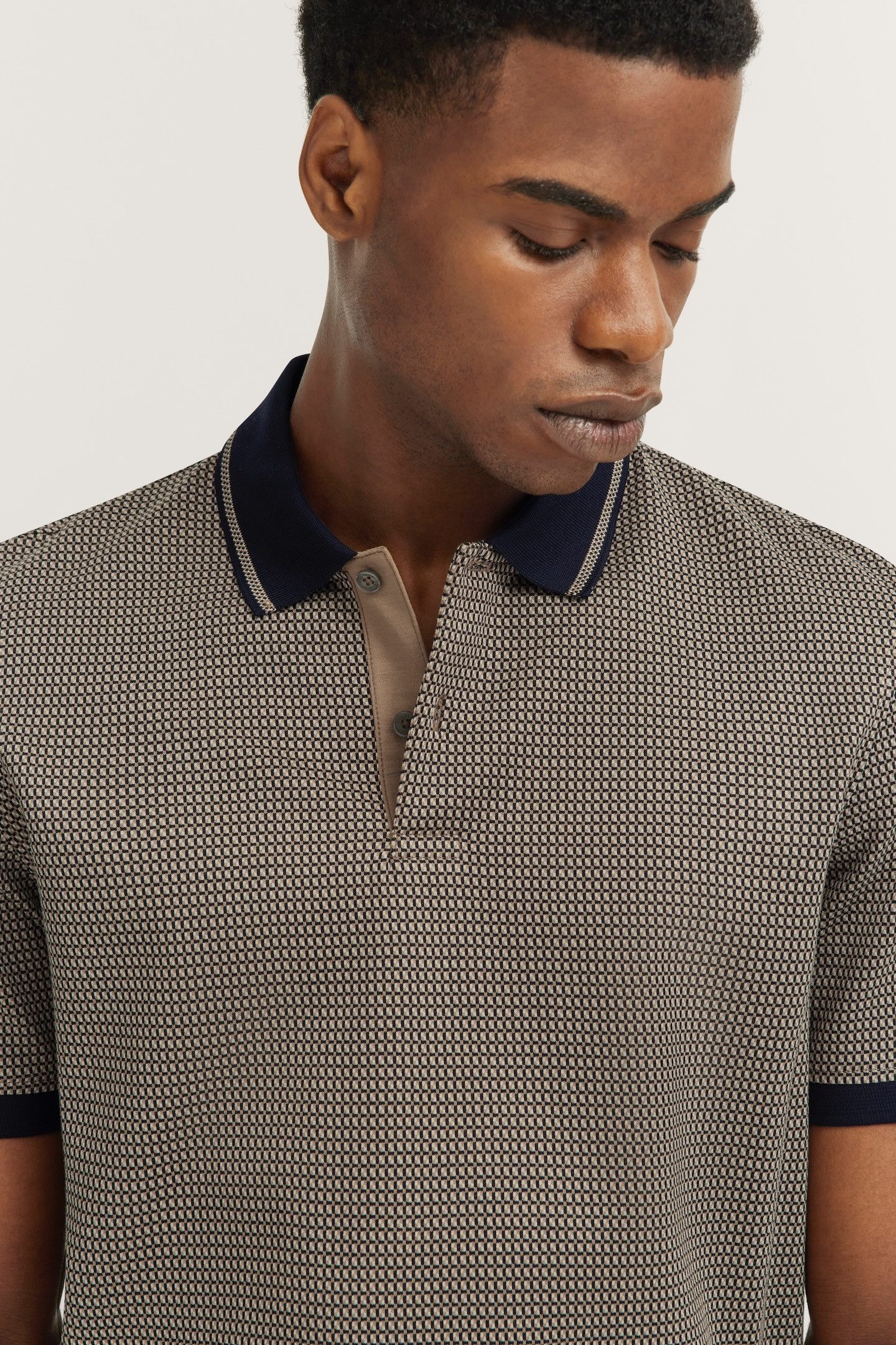 bugatti Poloshirt aus Baumwolle