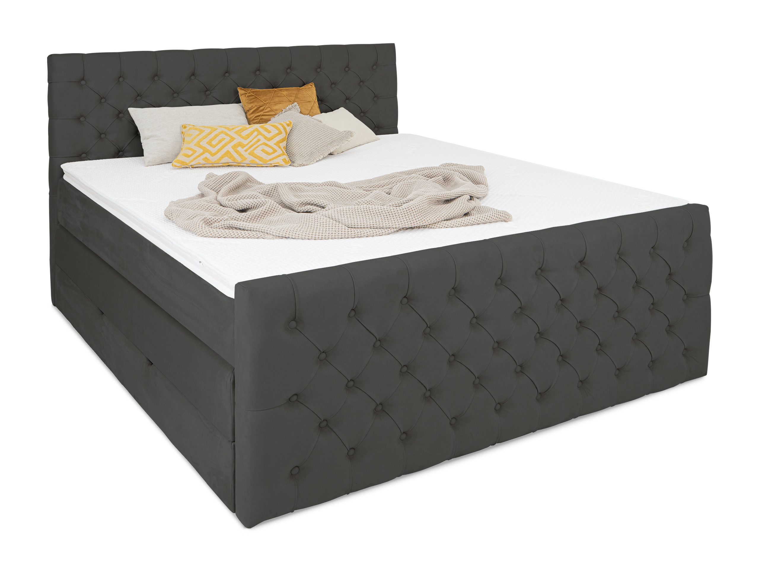 wonello Boxspringbett Victoria, mit Bettkasten, Matratzen und wonello premi günstig online kaufen