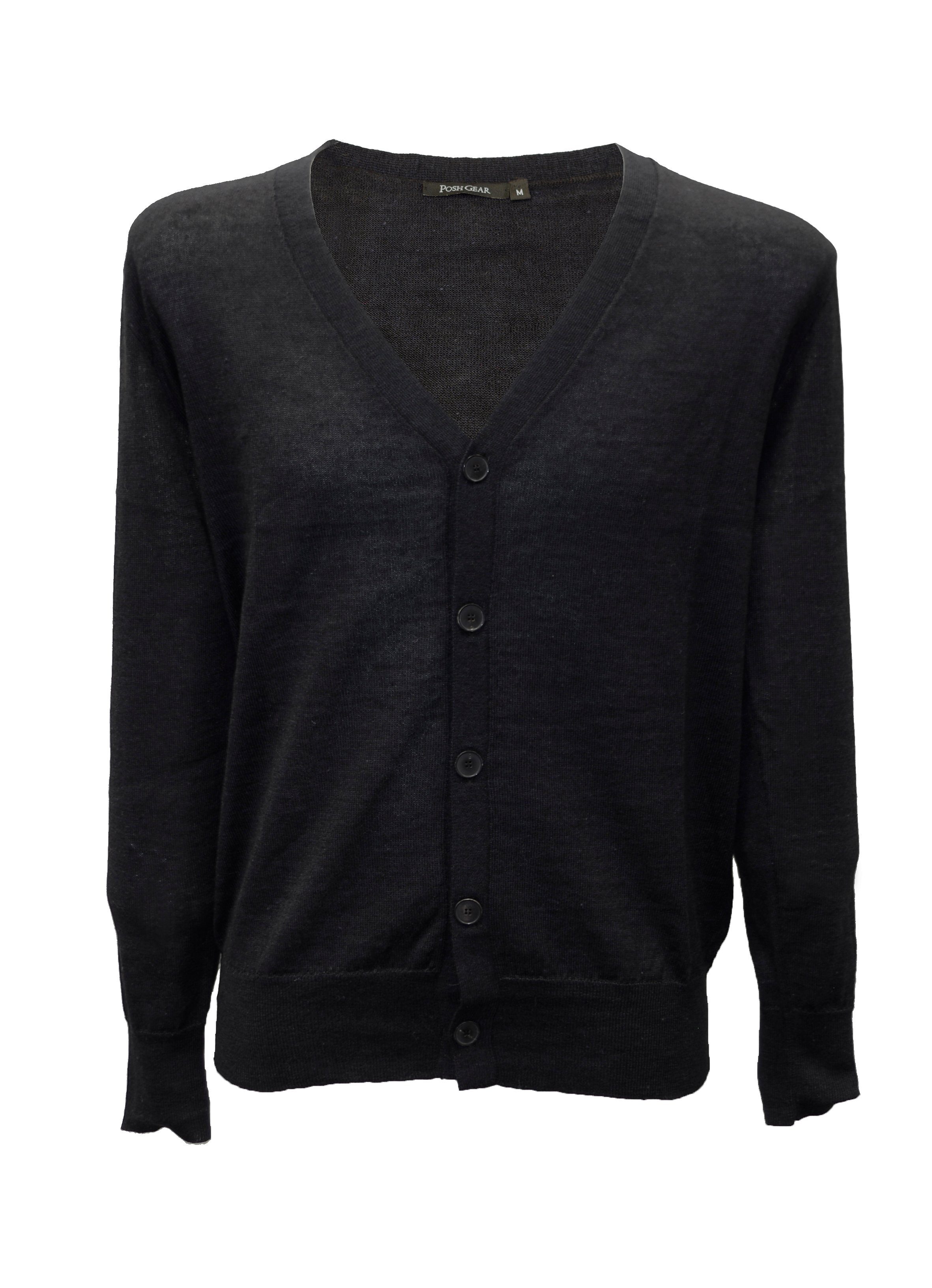 Posh Gear Cardigan Herren Alpaka Cardigan Crodasera