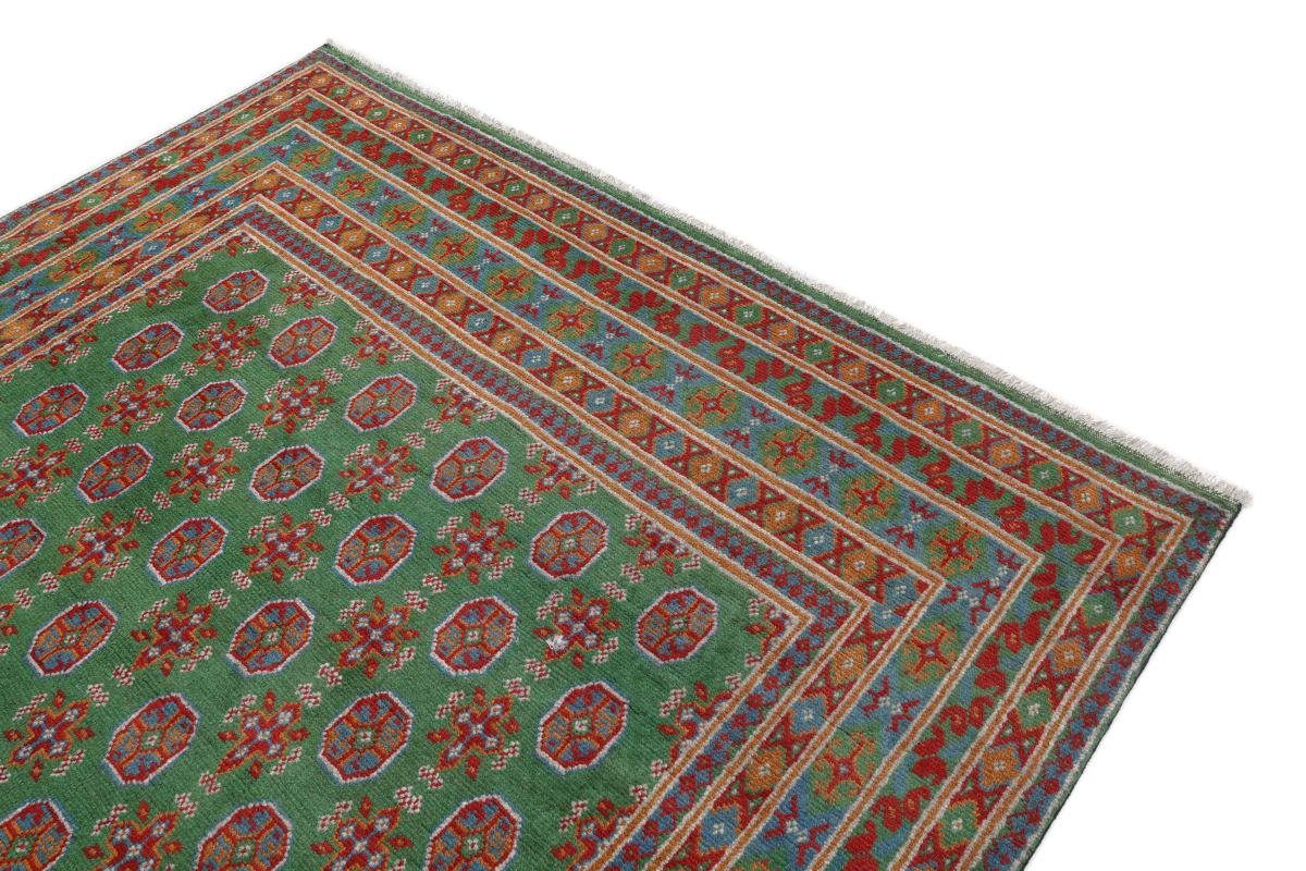 Afghan Trading, Orientteppich Akhche Handgeknüpfter 195x298 mm 6 Orientteppich, Höhe: rechteckig, Nain