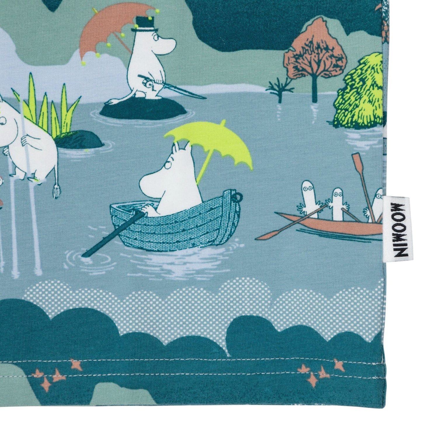 Moomin by Martinex T-Shirt MOOMIN Kinder T-Shirt „Deluge“, Blau – © Moomin Characters