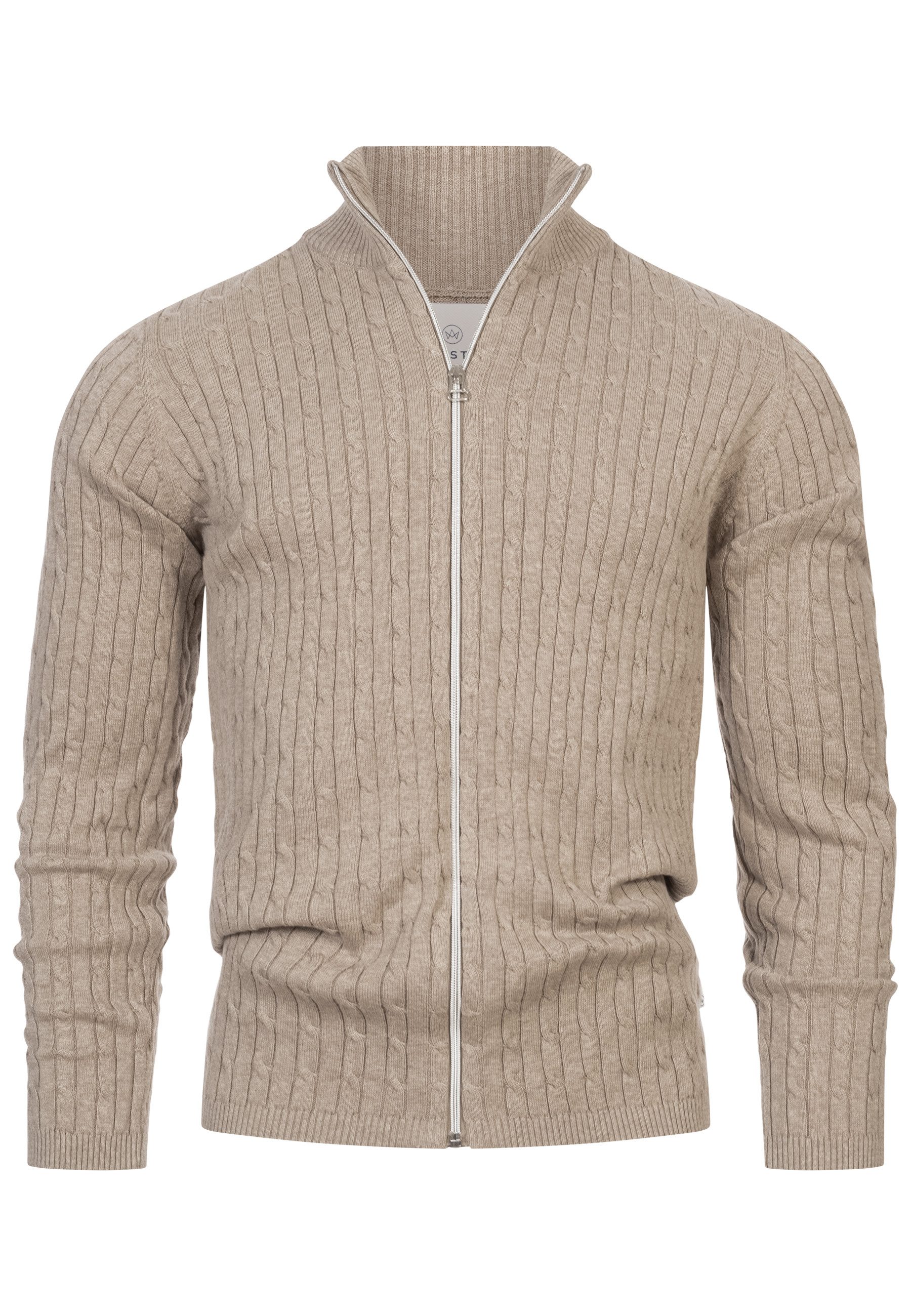 Kronstadt Strickjacke KSCable Zip aus hochwertigem günstig online kaufen