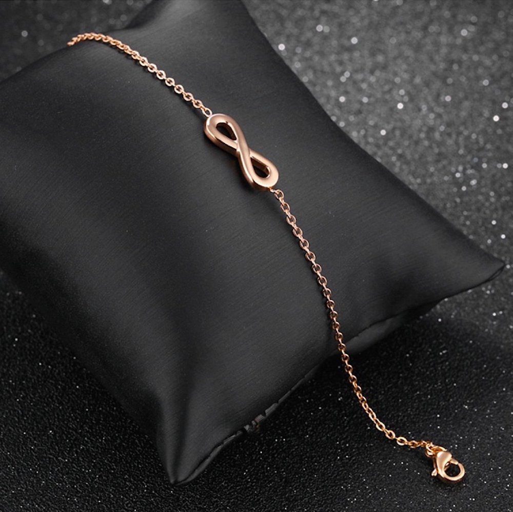 Kim Johanson Fußkette Infinity, aus Edelstahl