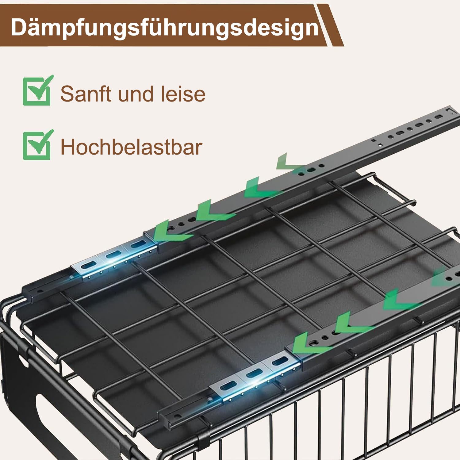 SURFOU Küchenorganizer-Set 2 Stück Teleskopschublade Erweiterbar Ausziehbar günstig online kaufen