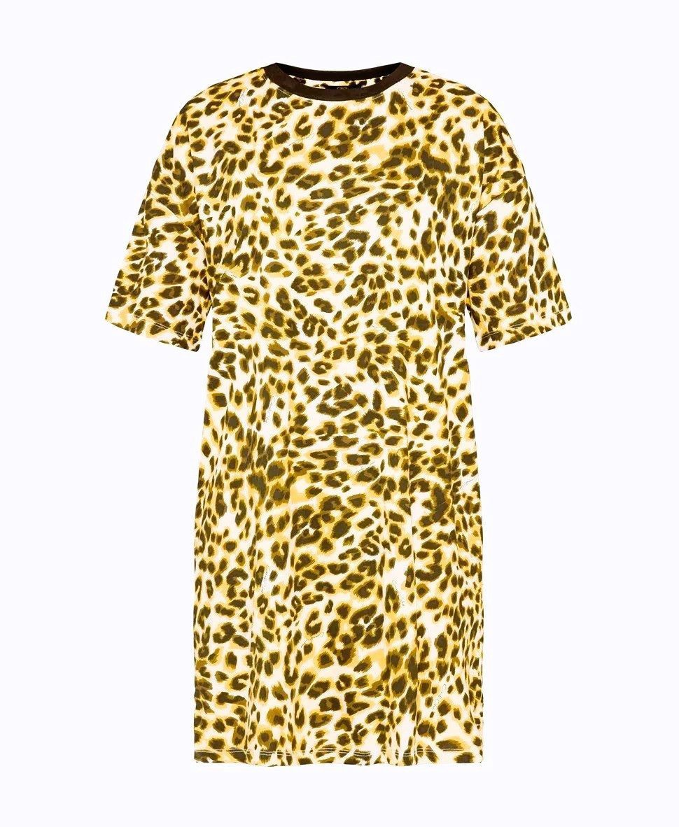 Cavalli Class Shirtkleid CAVALLI CLASS Damen Kleid, CAVALLI CLASS Woman Shirt Dress mit Allover Print