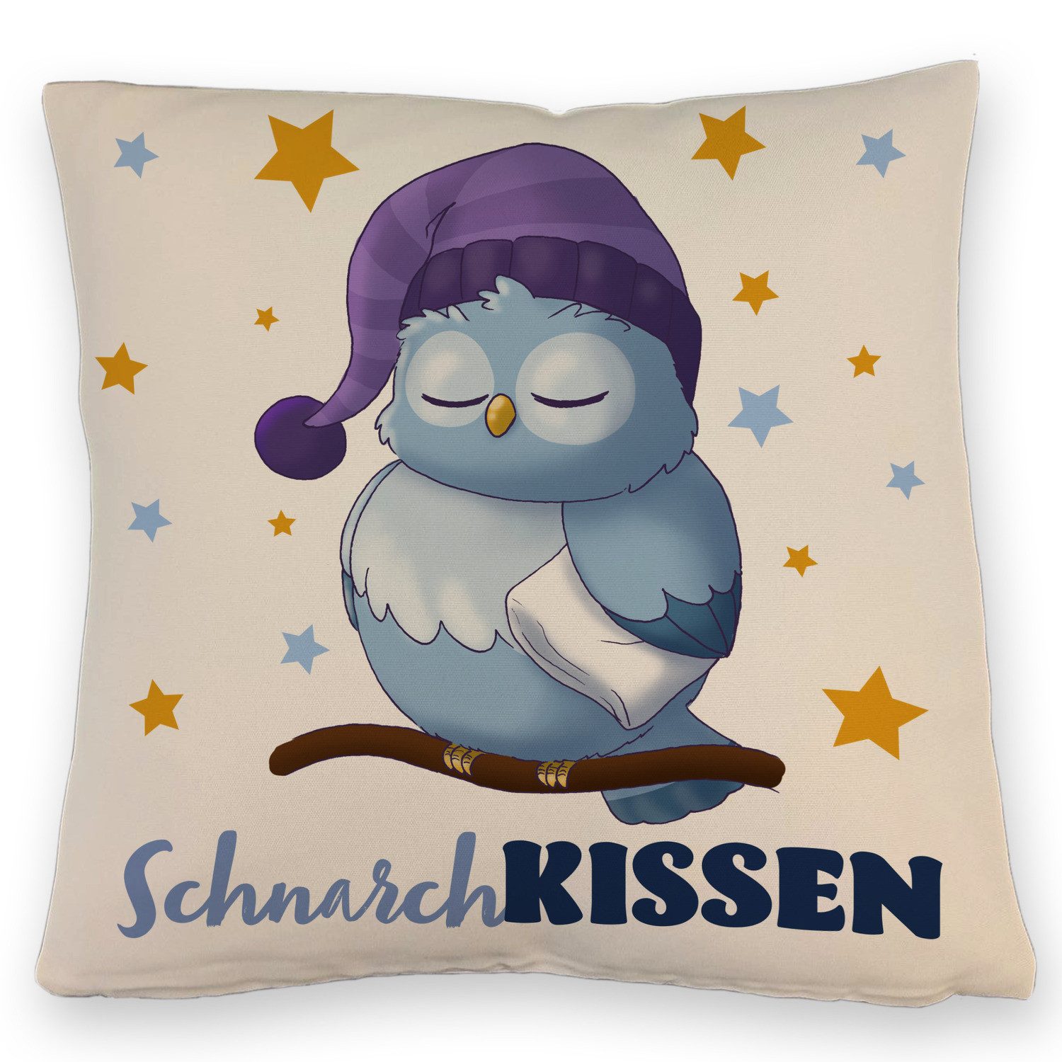 speecheese Dekokissen Schlafende Eule Kissen mit günstig online kaufen