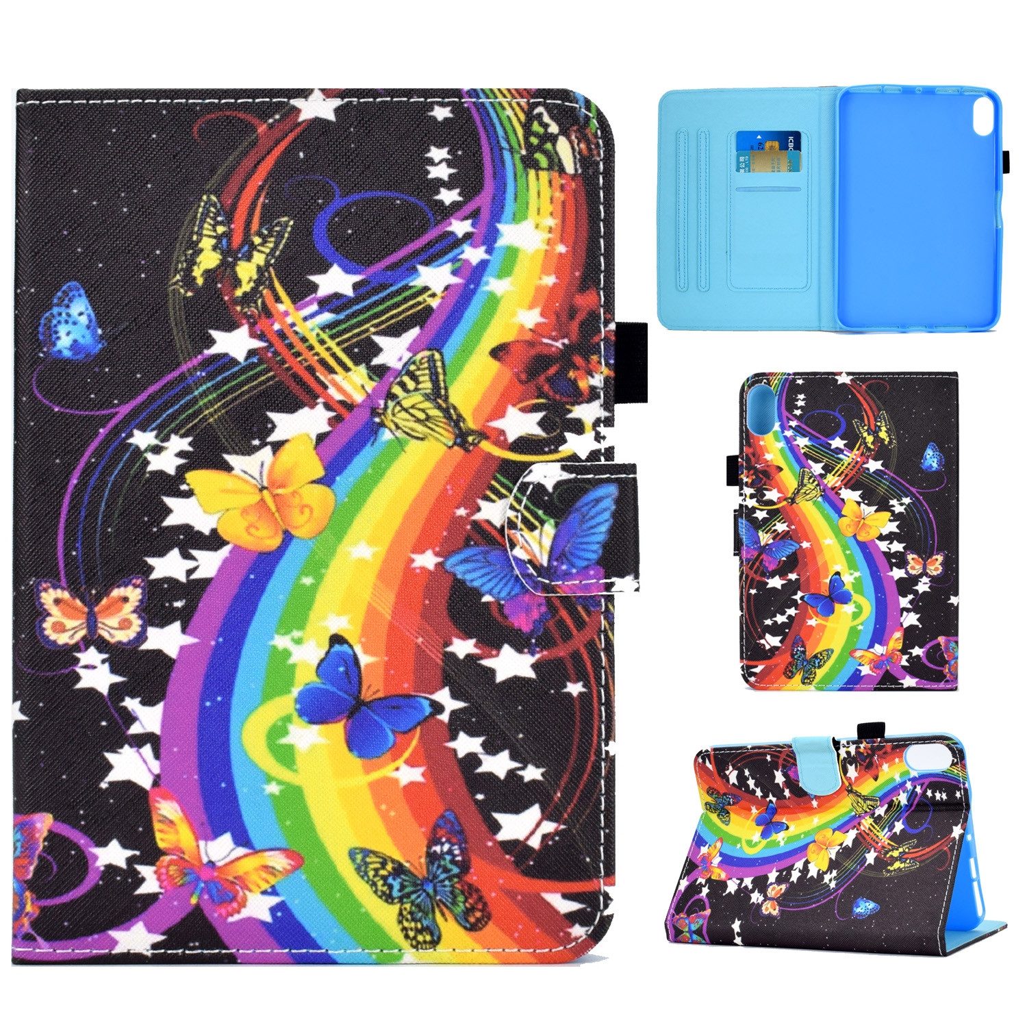 Wigento Tablet-Hülle Für Apple iPad 11. Gen A16 2025 / 10.9 2022 Kunstleder Tasche Motiv 15