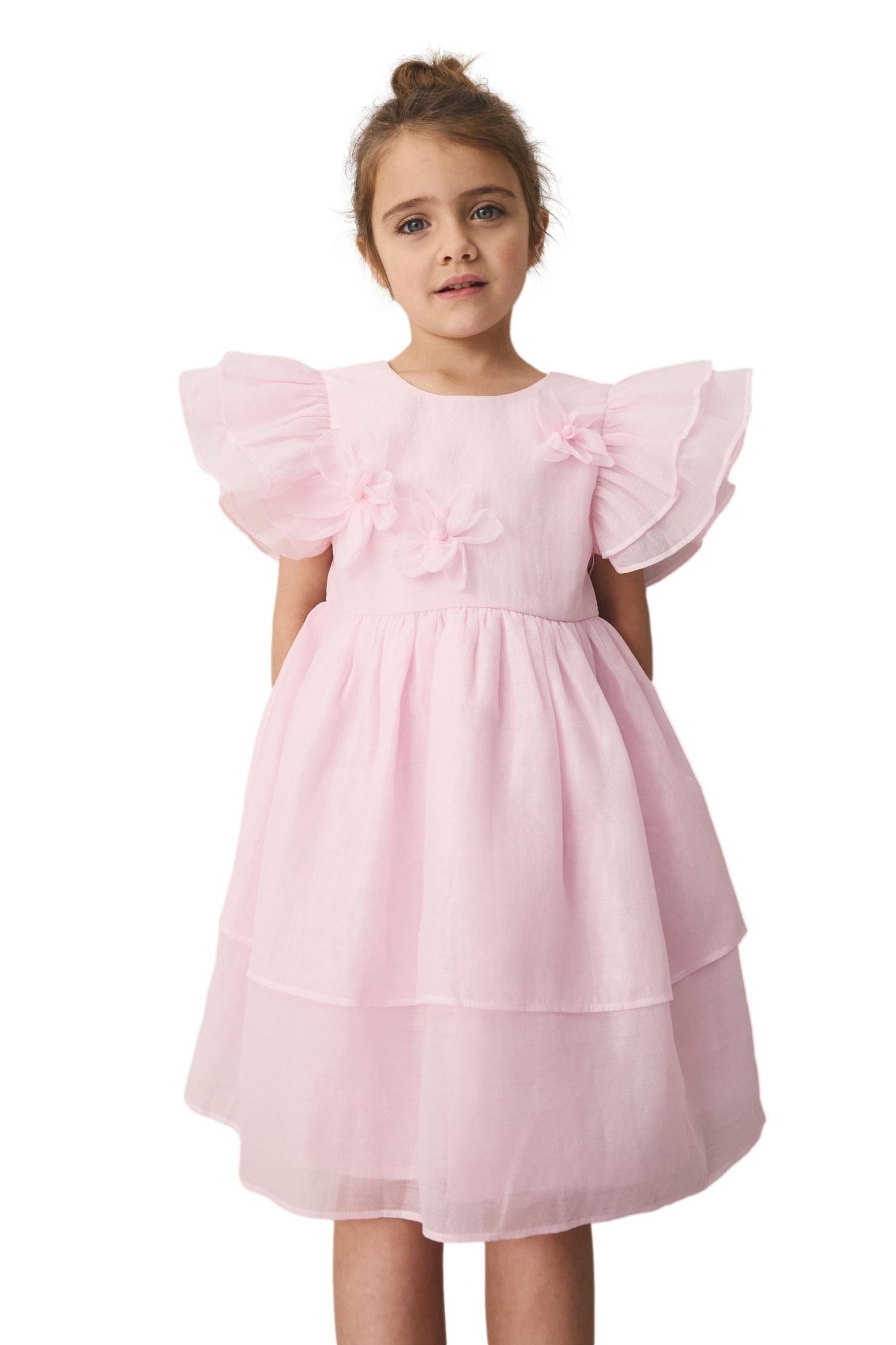 Tüllkleid Laura Ashley Kleid mit Blütendesign