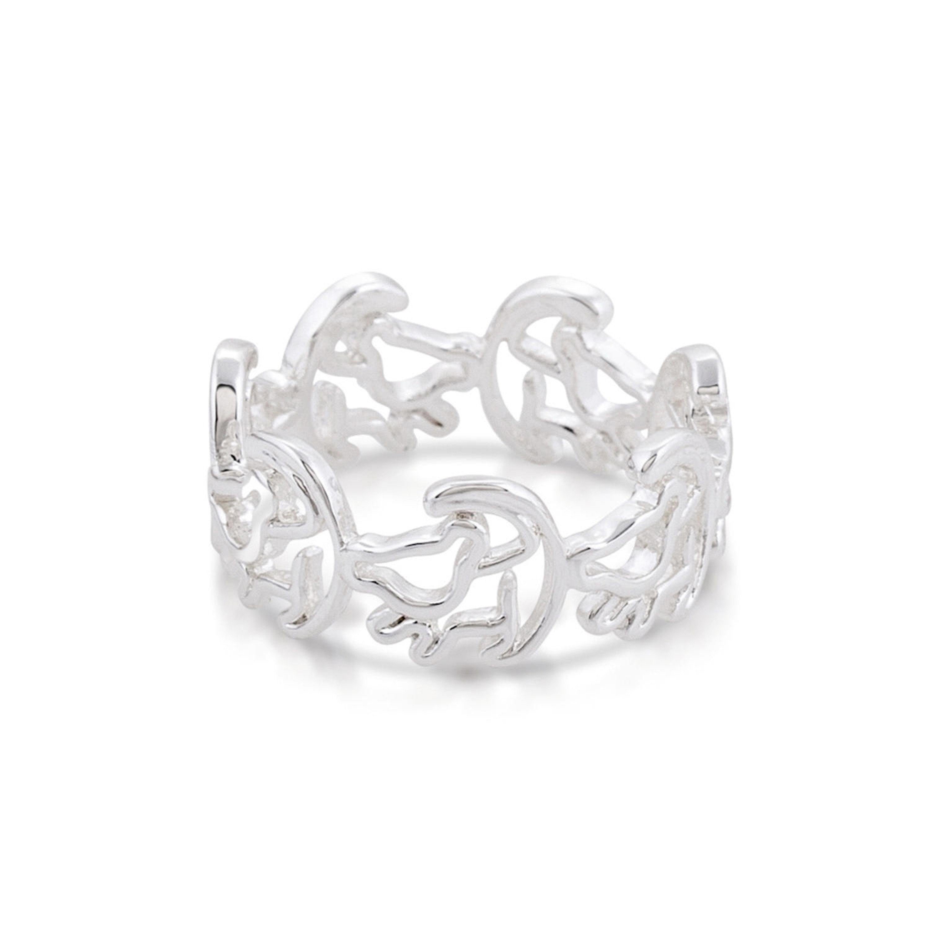 Goebel Couture Kingdom König der Löwen Ring Simba Fingerring Schmuck Gold Gr 8