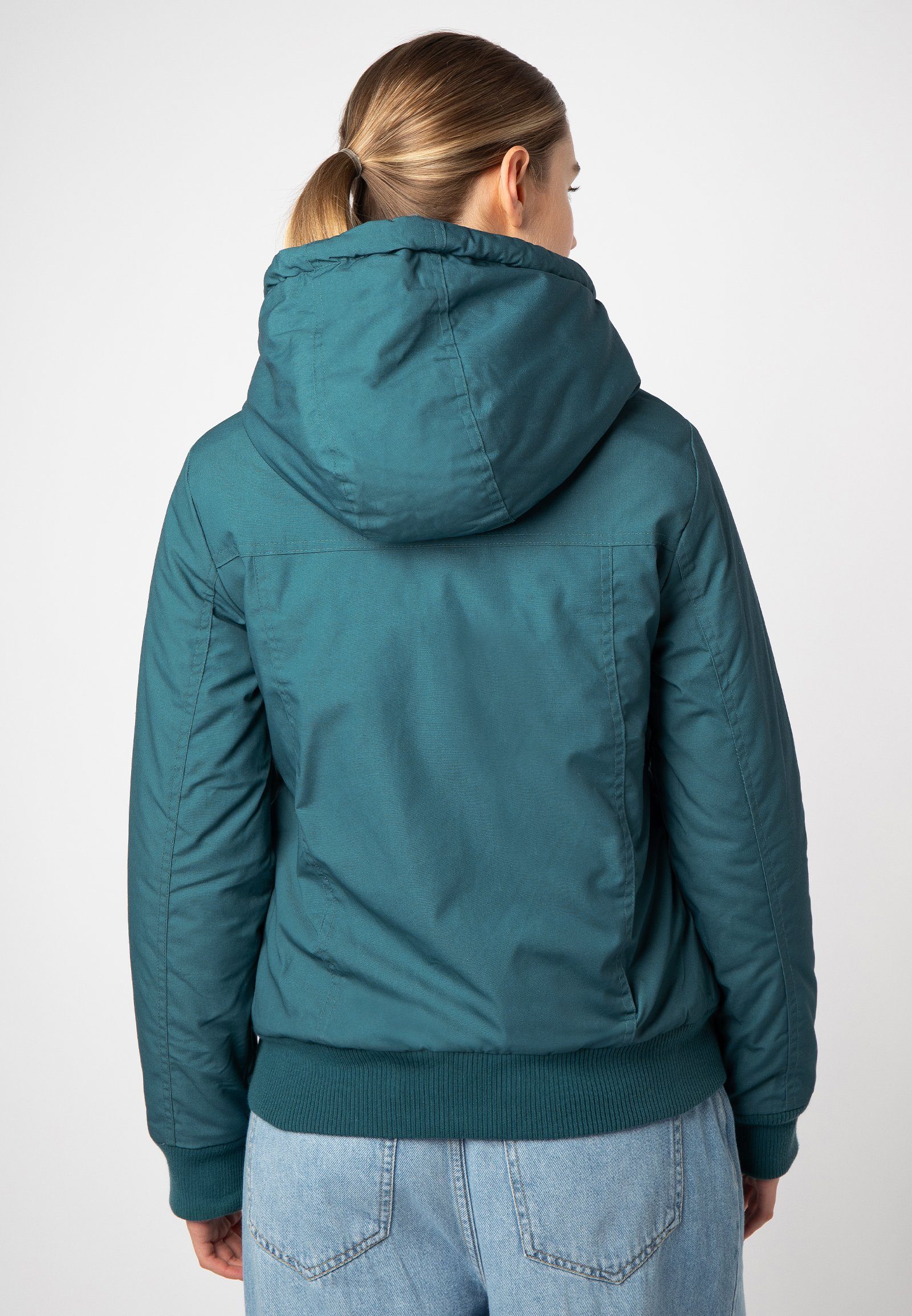 Damen green SUBLEVEL Jacke Winterjacke Gefütterte