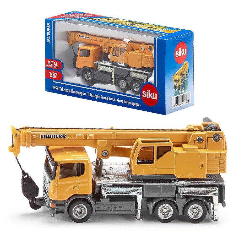 SIEPER Modellauto siku LKW Teleskop Kranwagen Liebherr 1:87