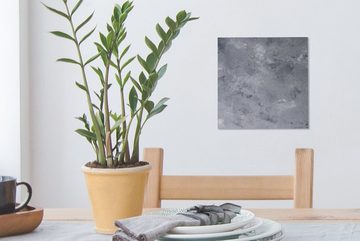 OneMillionCanvasses® Leinwandbild Schiefer - Beton - Retro - Strukturen - Grau - Rustikal, (1 St), Leinwand Bilder für Wohnzimmer Schlafzimmer