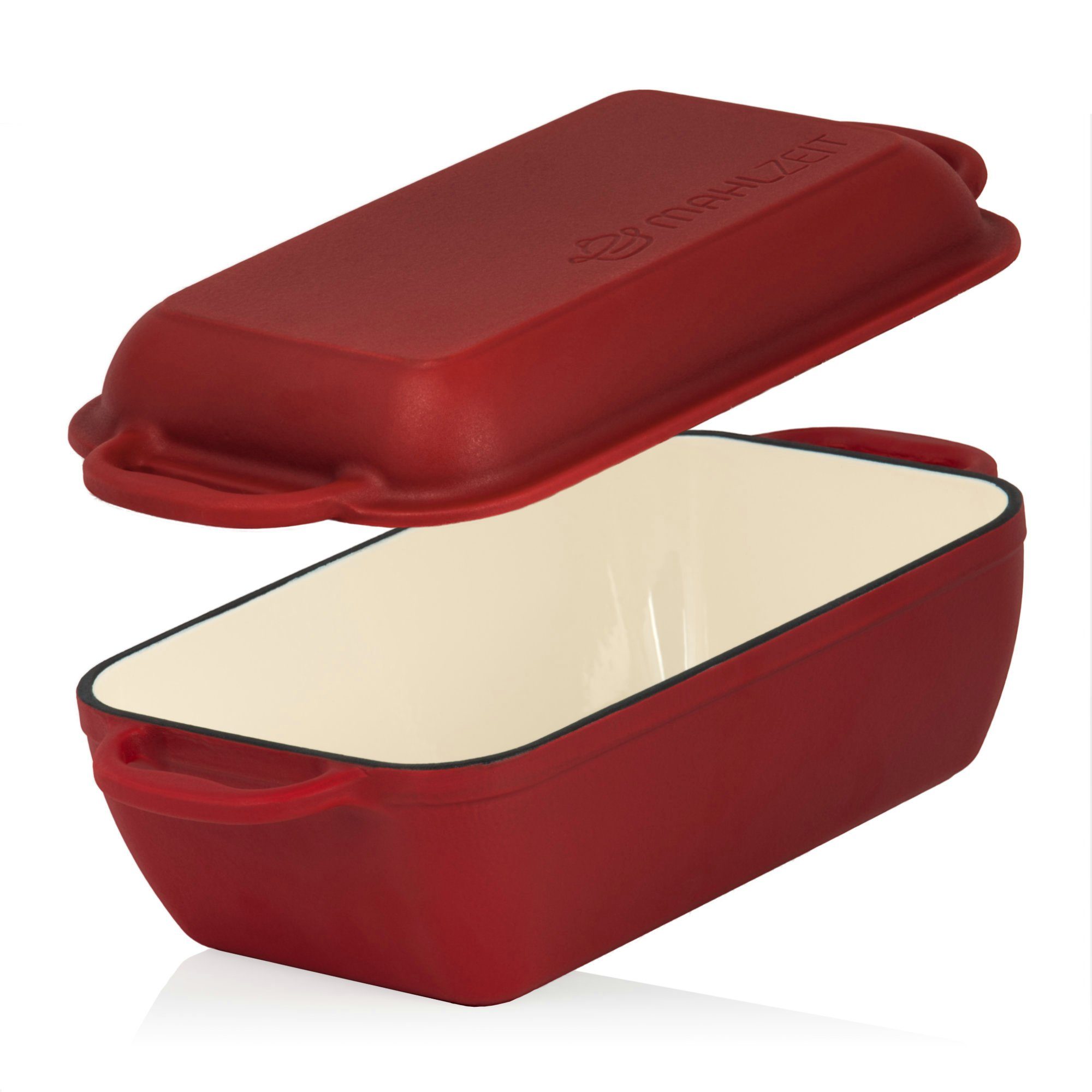 Mahlzeit Topf-Set 3-teiliges Gusseisen Set, Ø 24 cm, 1,6 Liter, 4,8 Liter, Dark Cherry, Gusseisen (Set, 3-teiliges Gusseisen Set)