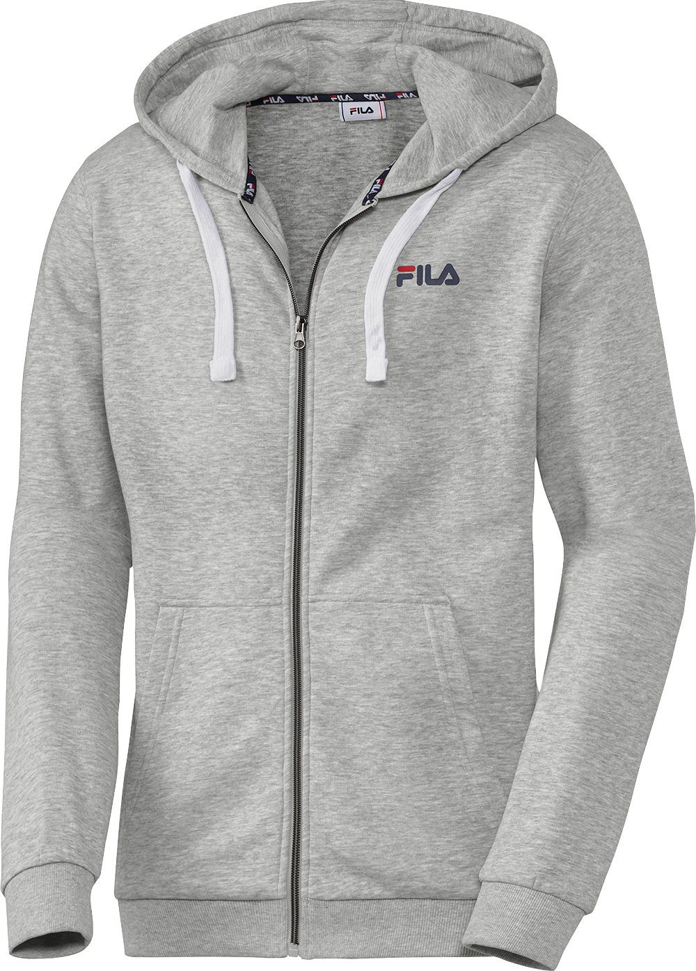 Fila Kapuzensweatjacke aus formstabilem Sweatstoff, sportlich mit praktischer Kapuze