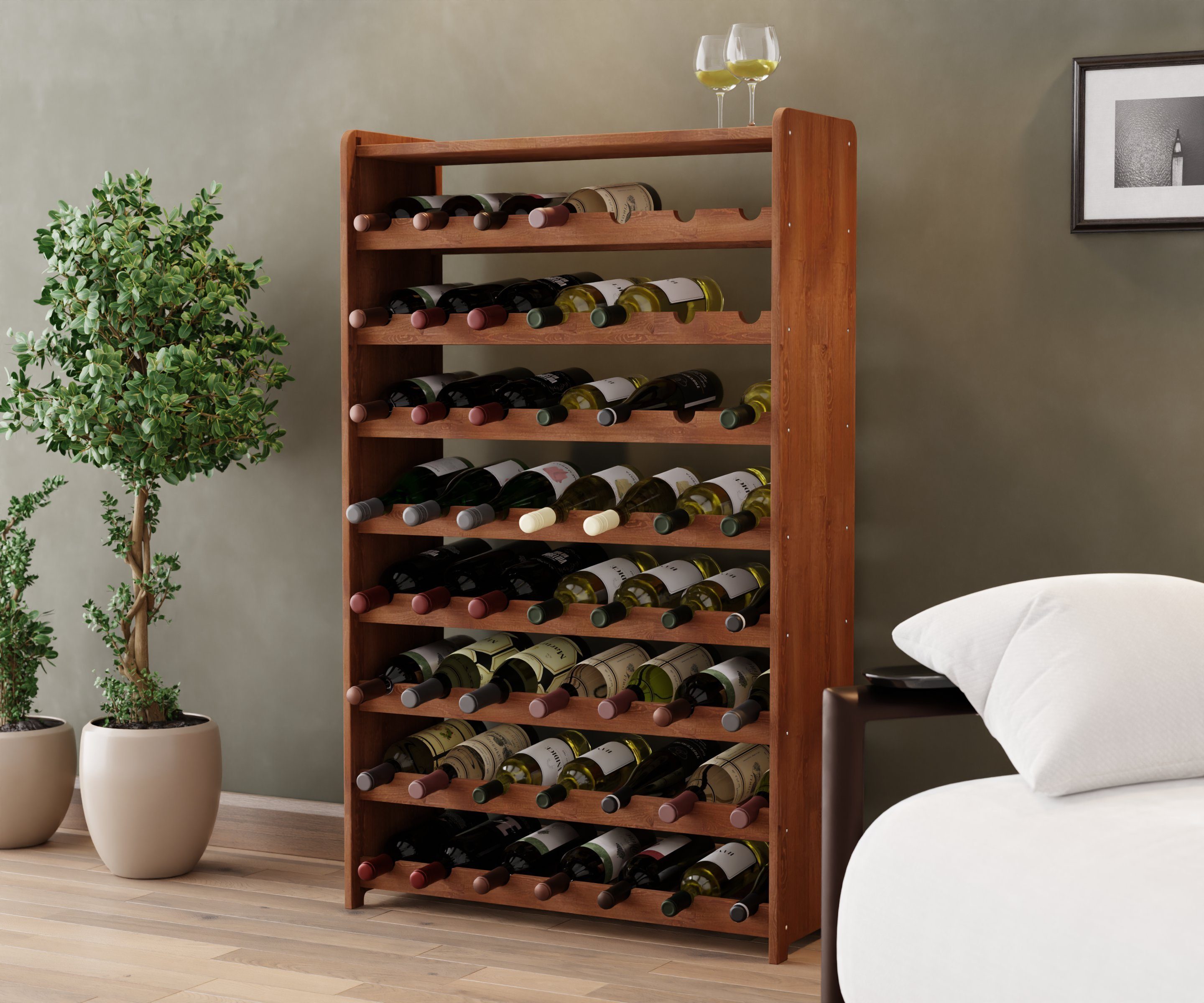 Lenmar Weinregal Weinregal Weinregal Holz Flaschenregal günstig online kaufen
