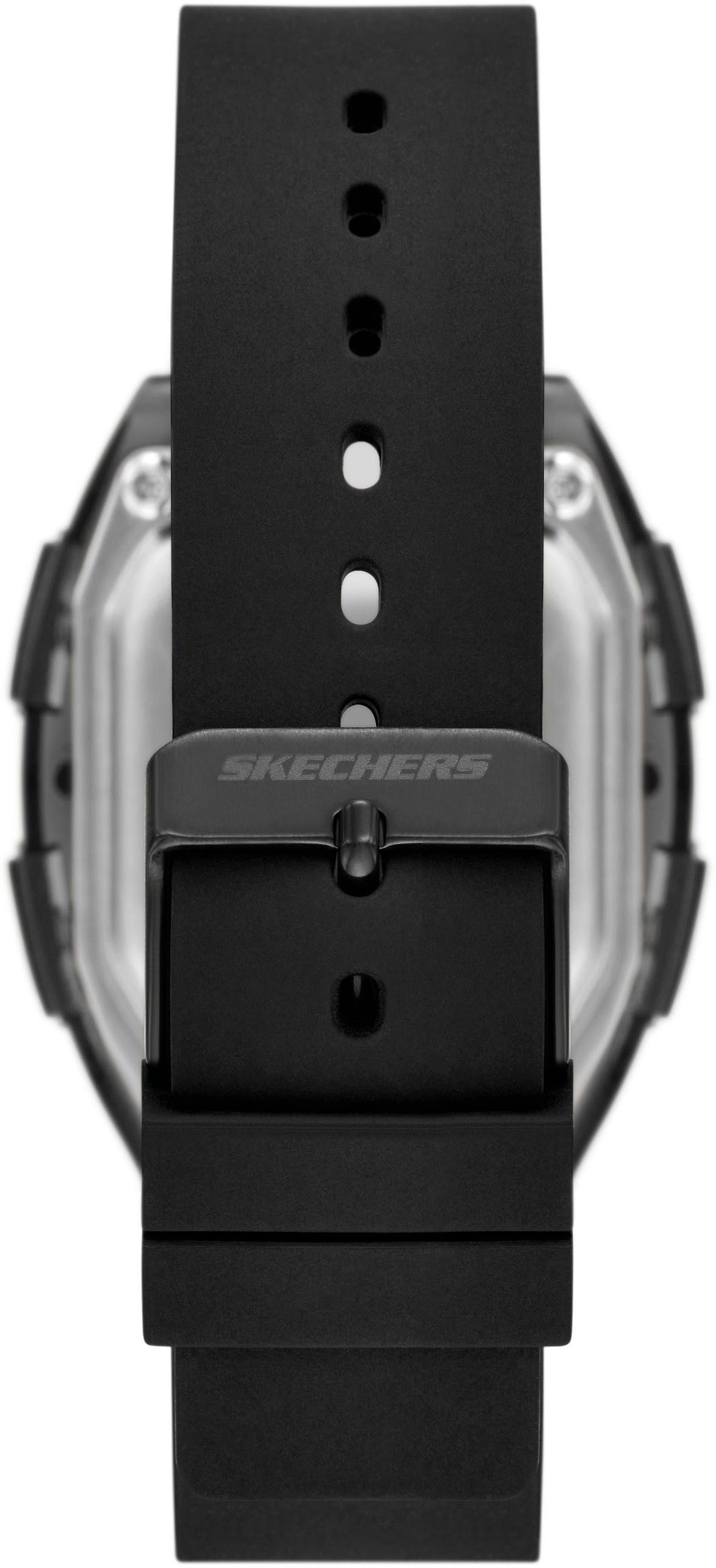 Skechers Chronograph SAWTELLE SR6322, Quarzuhr, Armbanduhr, Damenuhr, Herrenuhr, Silikonarmband, digital